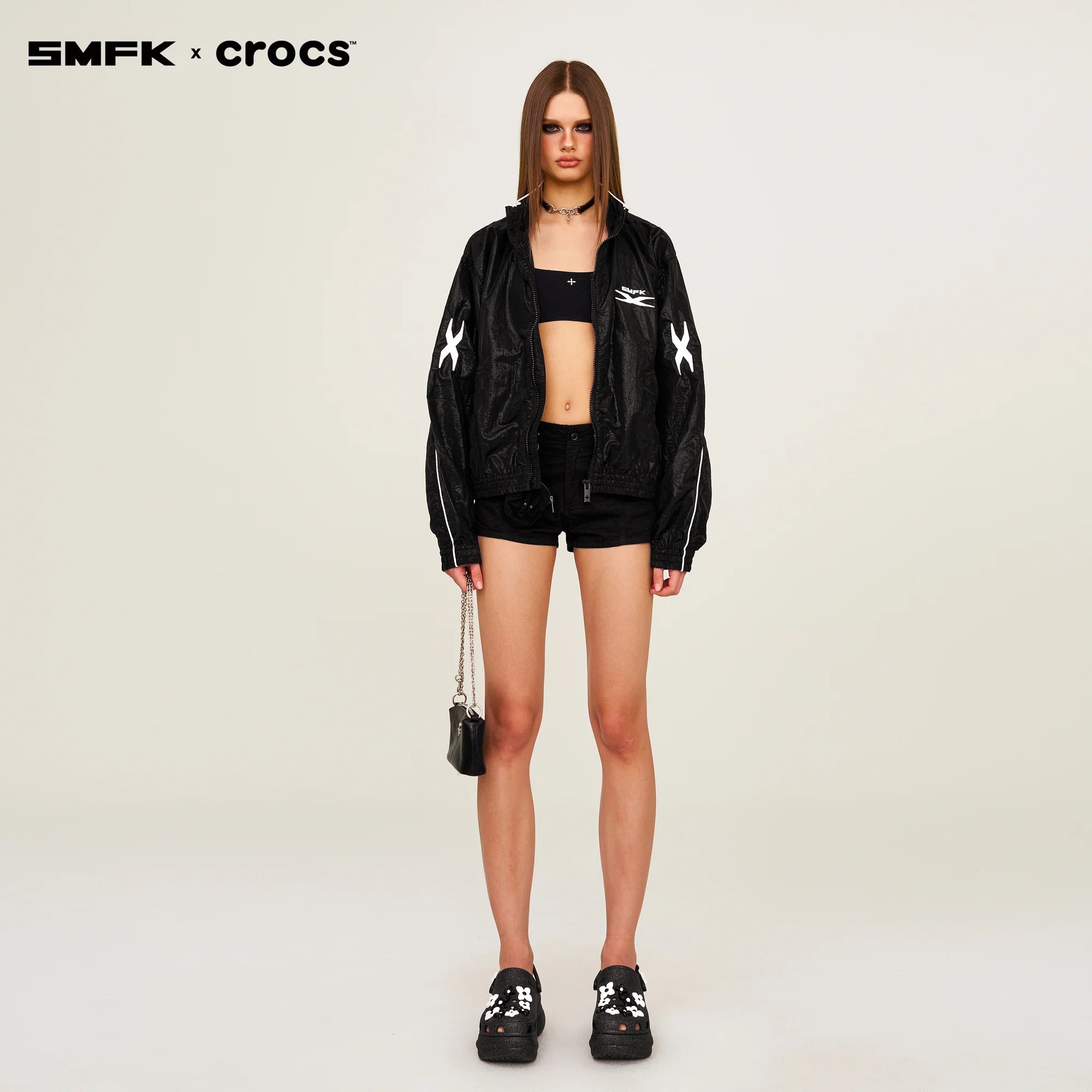 SMFK X CROCS BAE CLOG BLACK DIAMOND