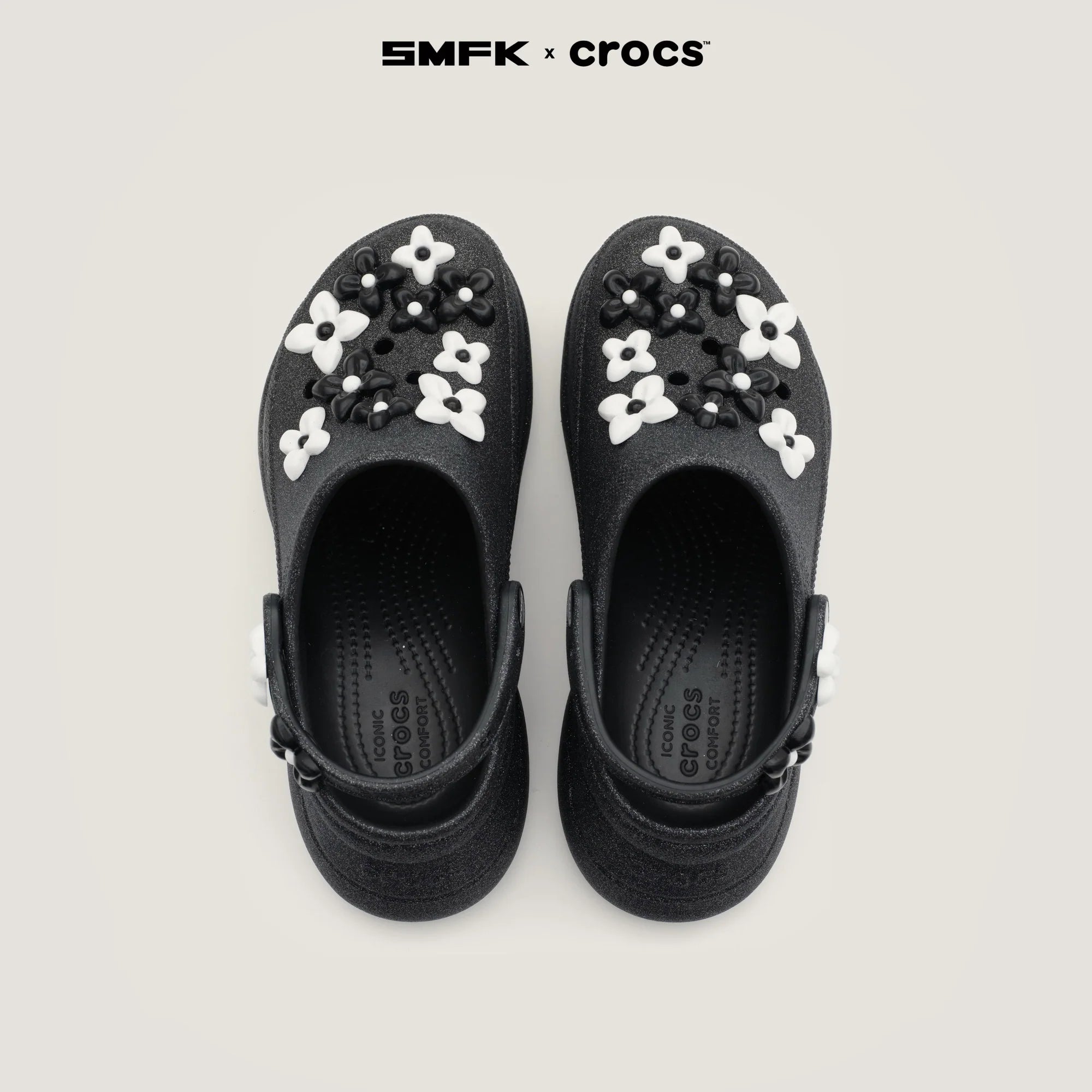 SMFK X CROCS BAE CLOG BLACK DIAMOND