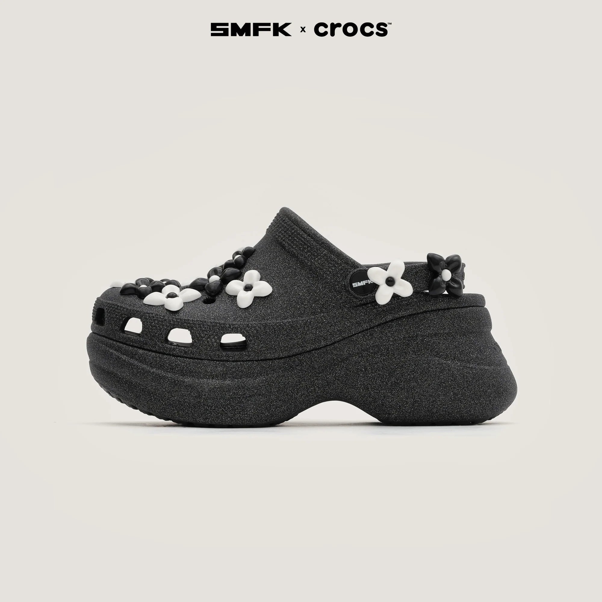 SMFK X CROCS BAE CLOG BLACK DIAMOND