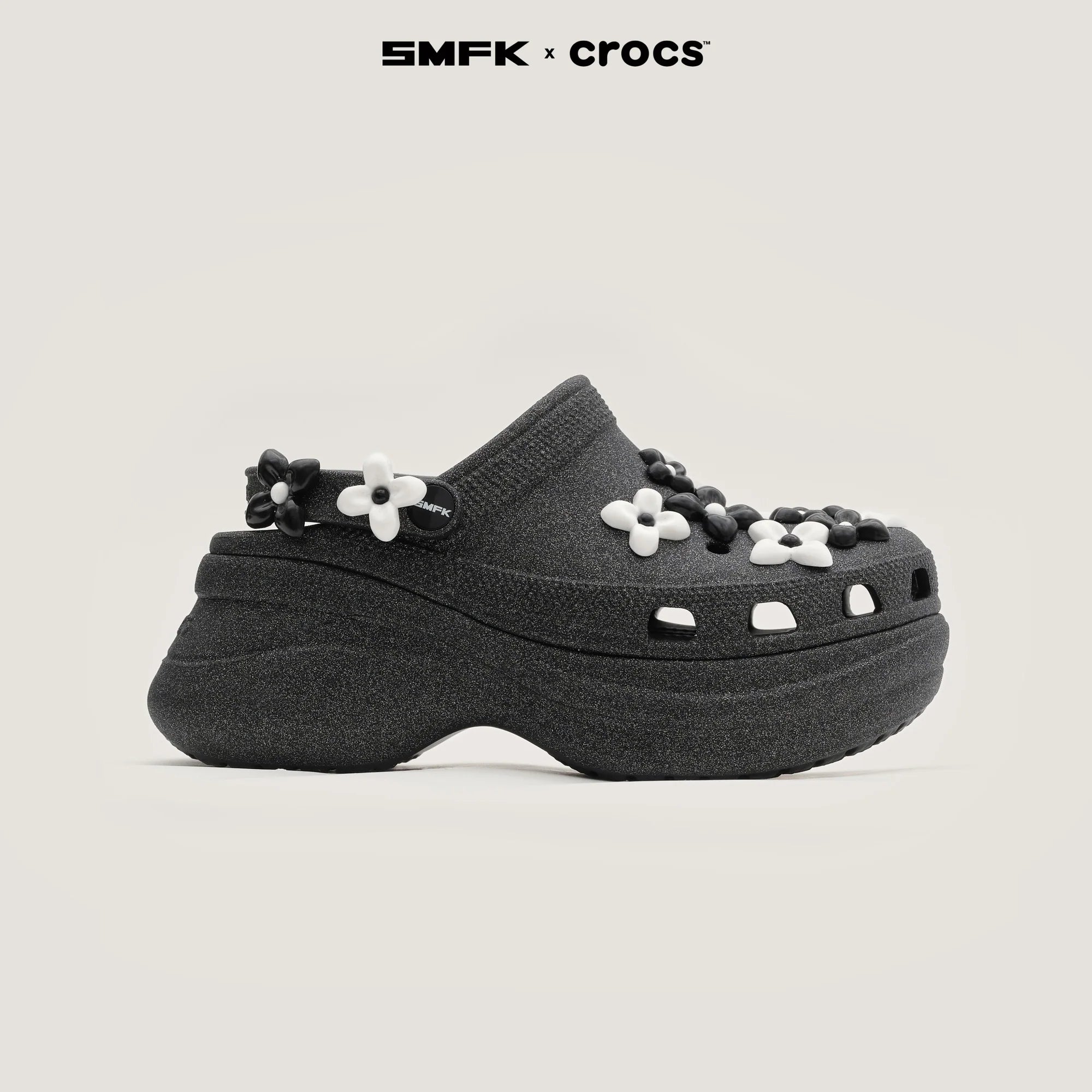 SMFK X CROCS BAE CLOG BLACK DIAMOND