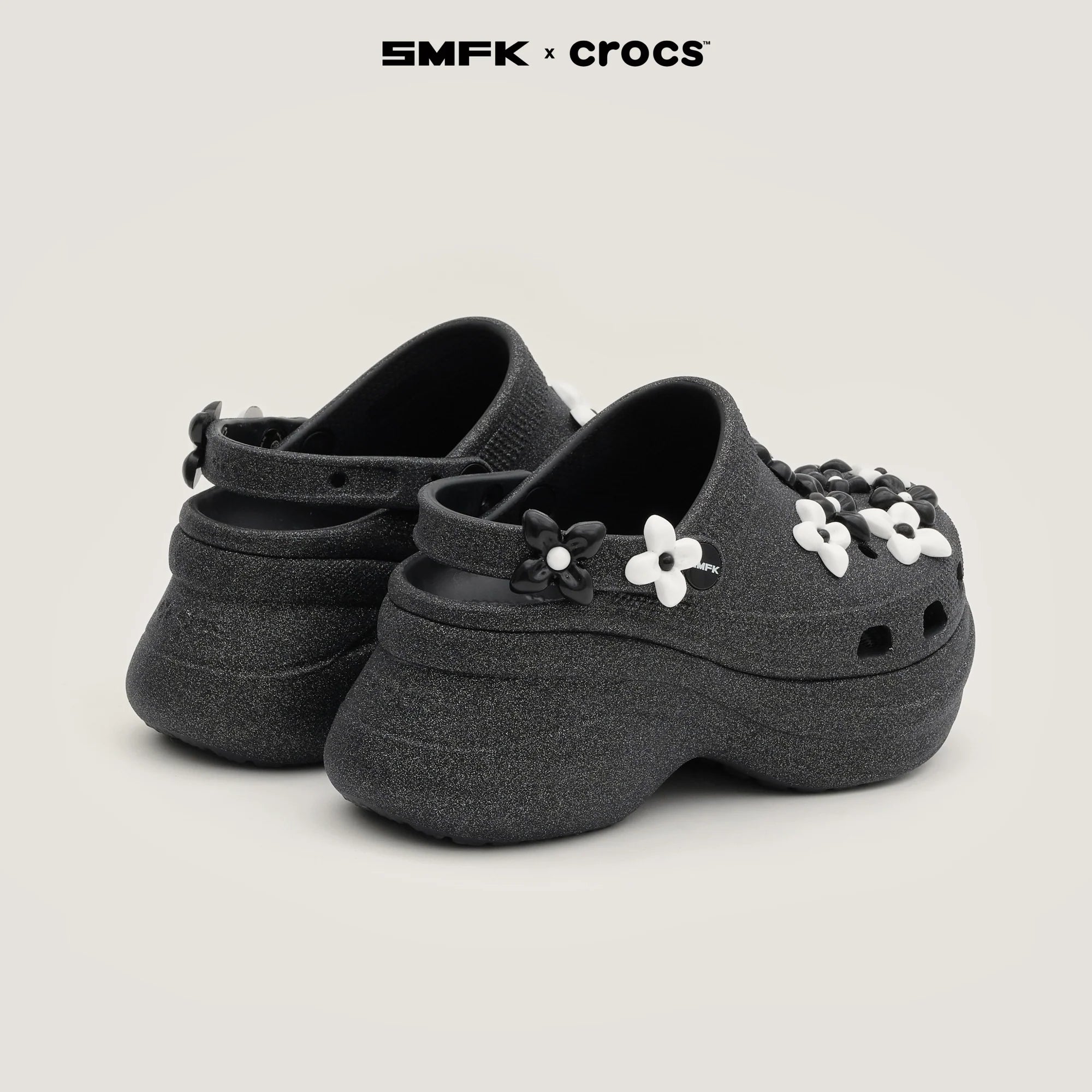 SMFK X CROCS BAE CLOG BLACK DIAMOND