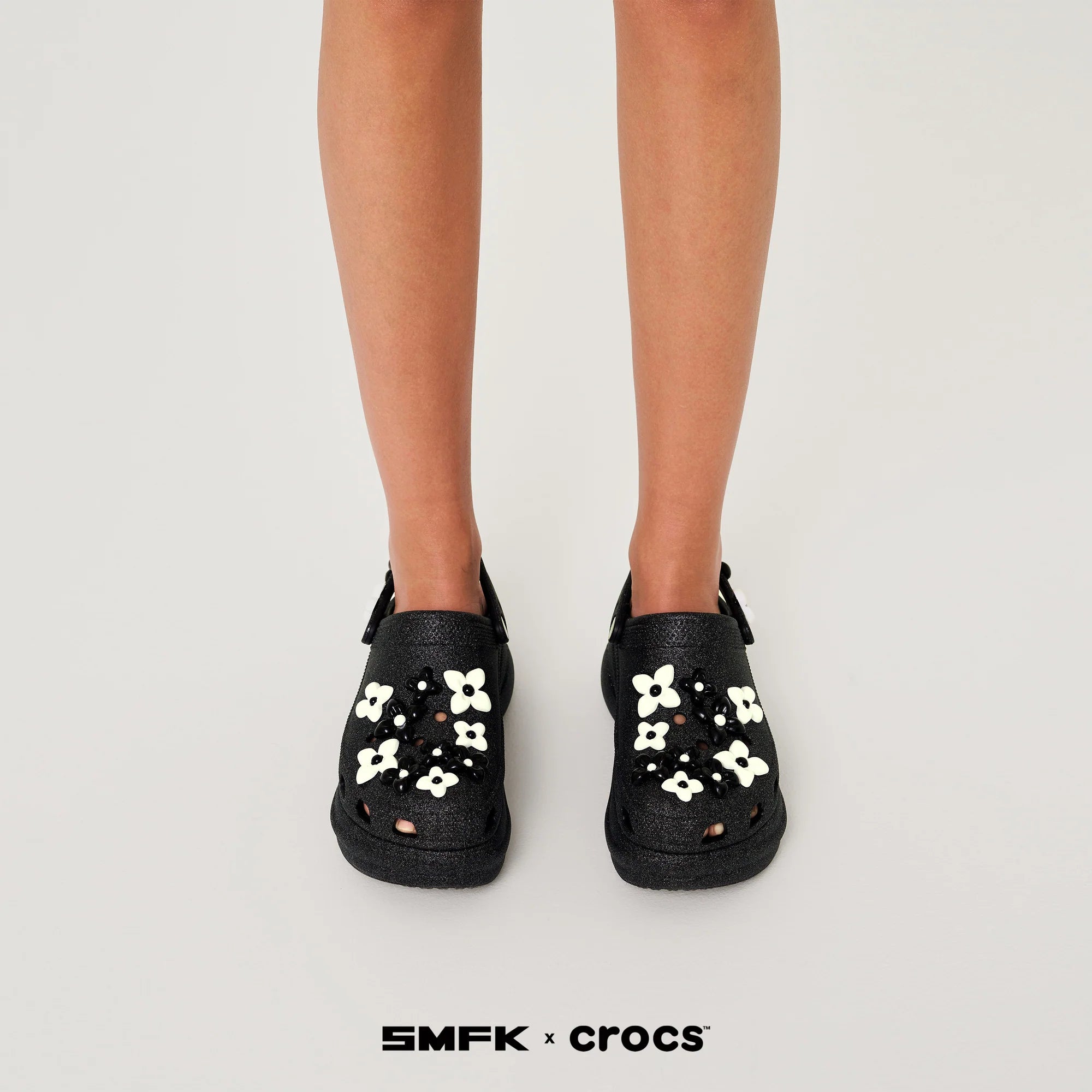 SMFK X CROCS BAE CLOG BLACK DIAMOND