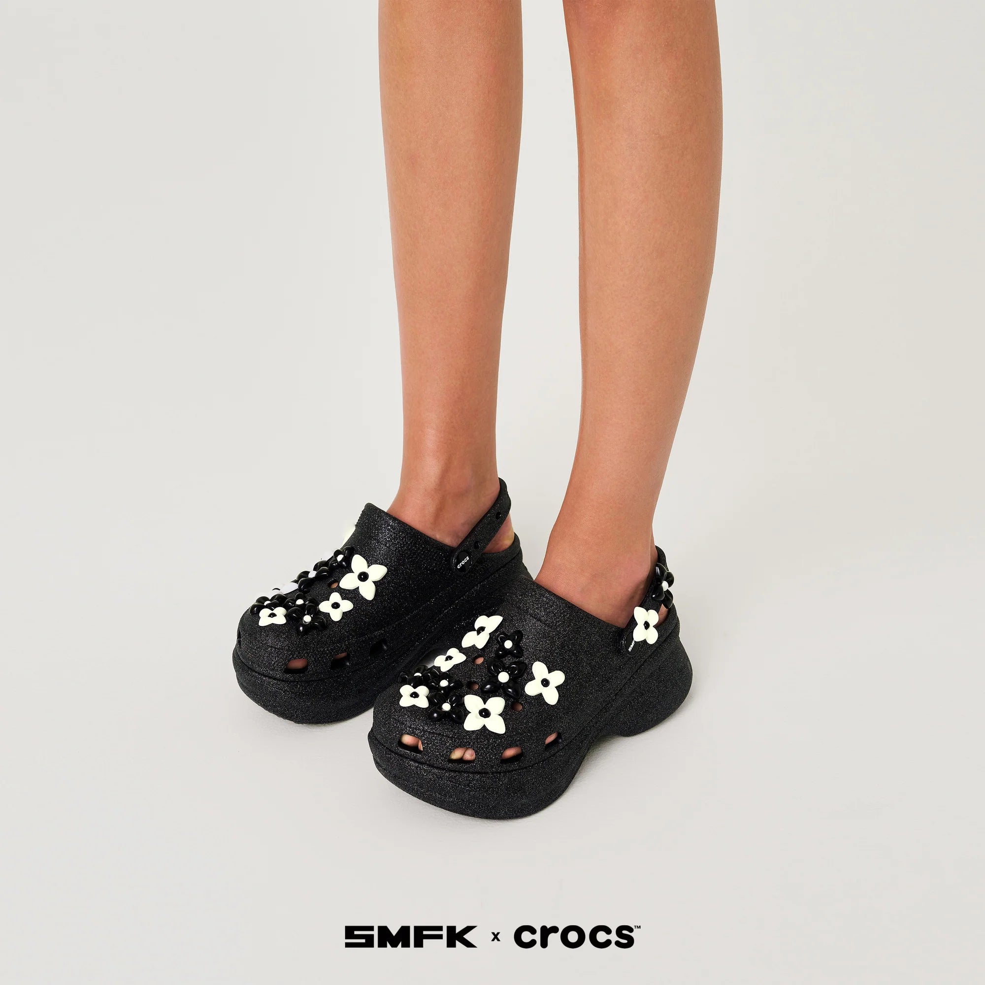 SMFK X CROCS BAE CLOG BLACK DIAMOND