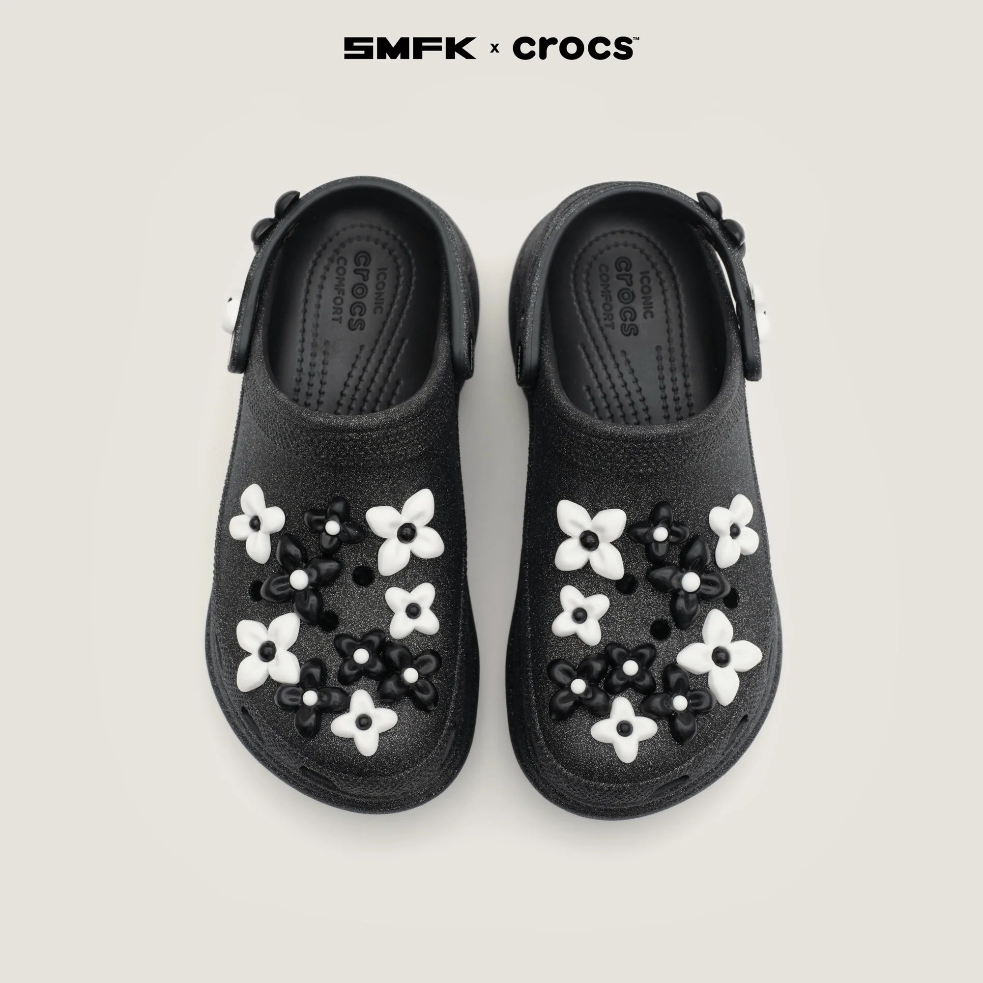 SMFK X CROCS BAE CLOG BLACK DIAMOND