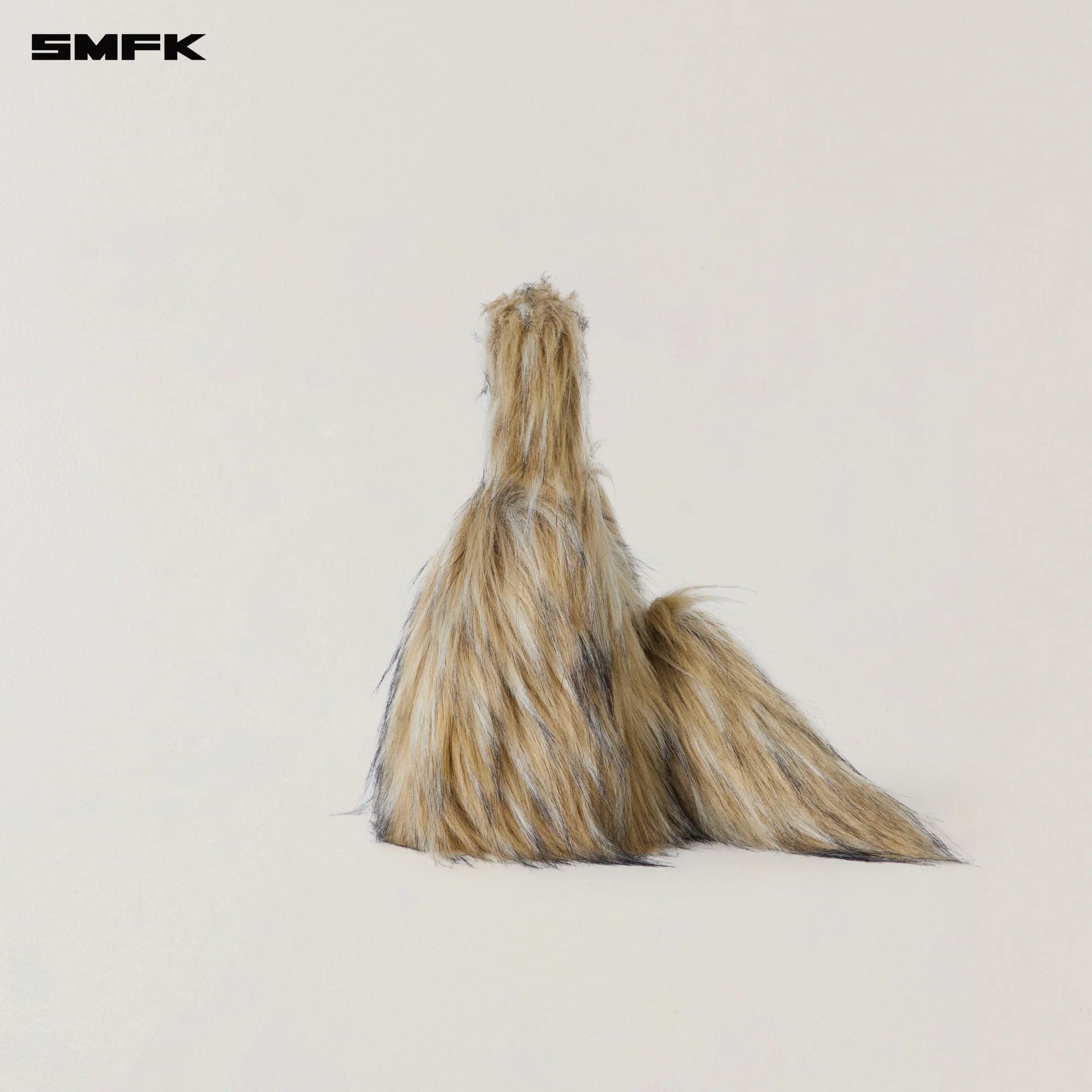 COMPASS COBBLE FURRY BAG/SMALL WOLF BROWN