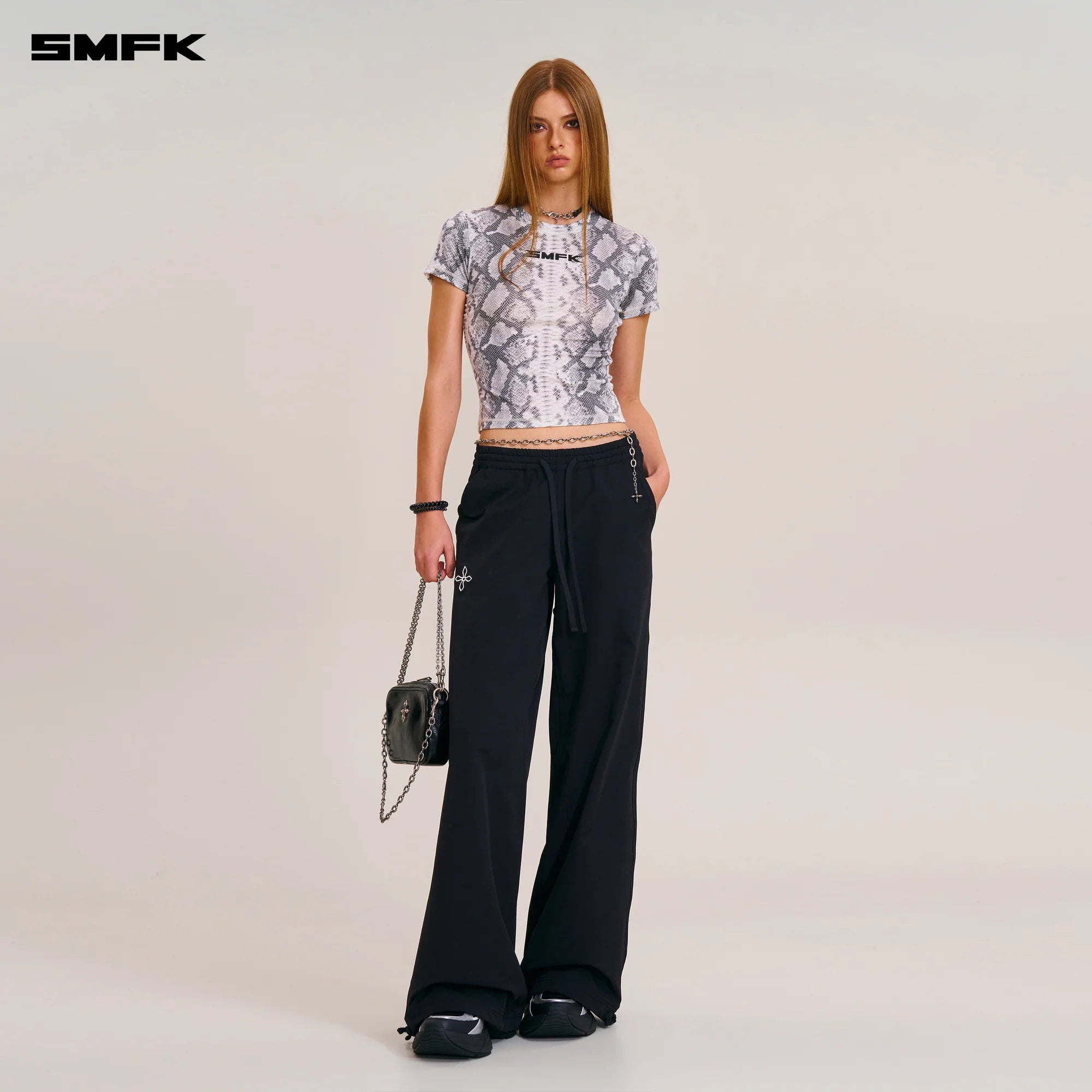 FUTURE X RIPPLE SPORTS SLIM TEE WHITE SERPENT