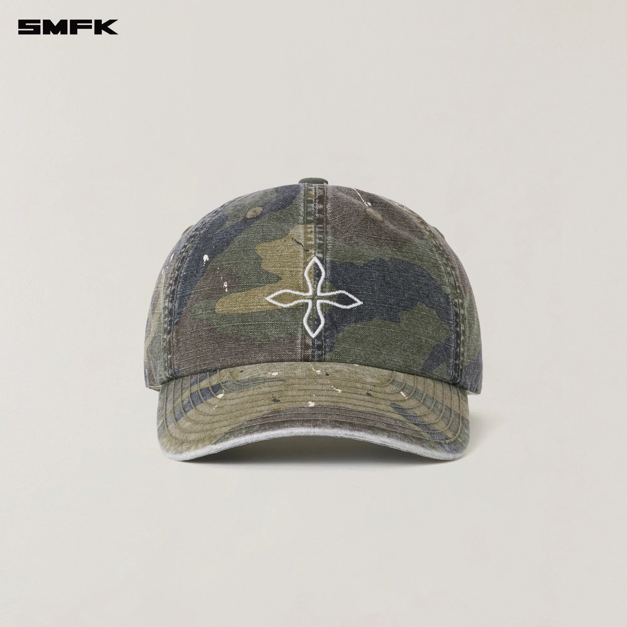 RAGE WILD HANDCRAFT CAMO CARGO CAP ARMY GREEN CAMOUFLAGE