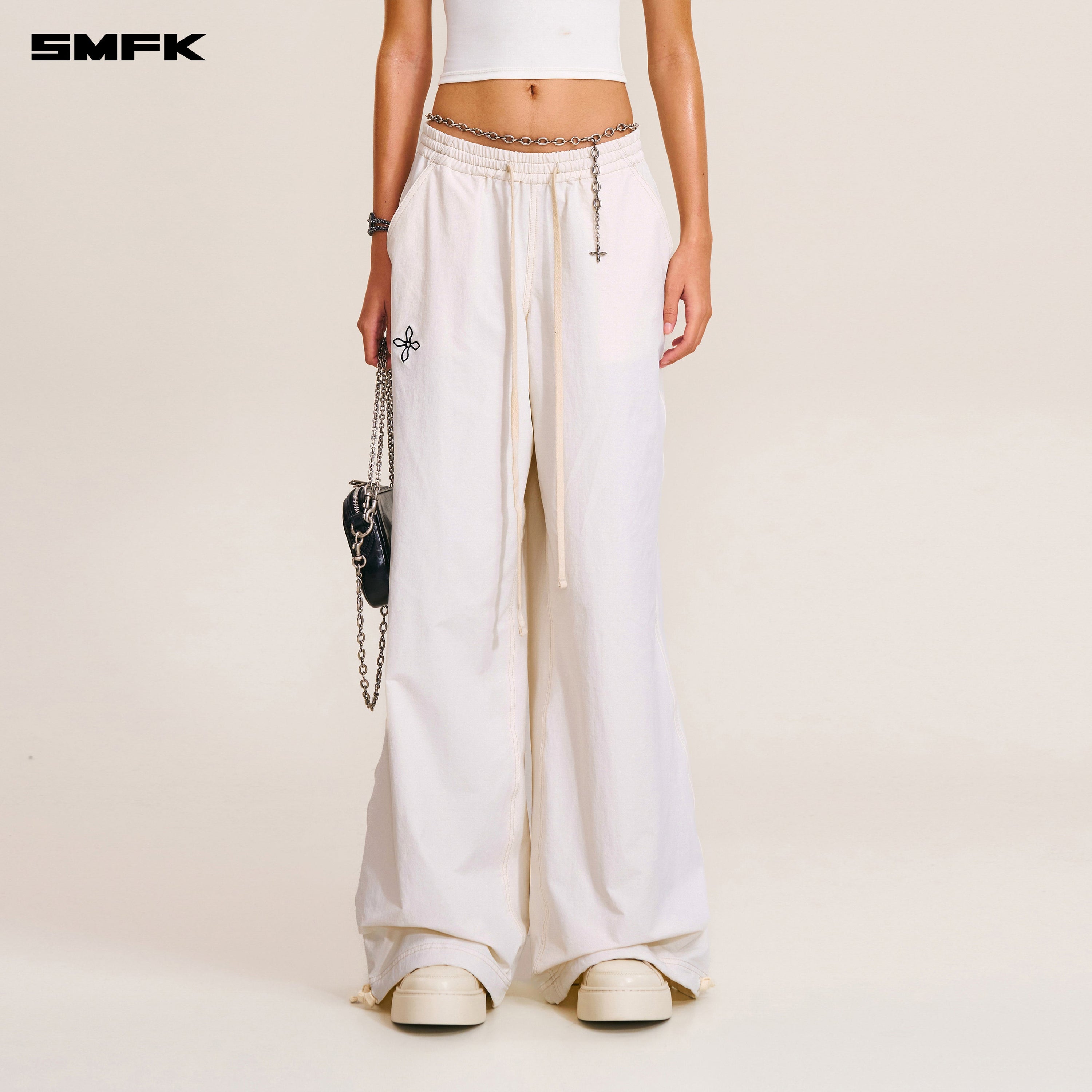 COMPASS MODE TOWER HIKE-TECH SPORTS PANTS ANTIQUE WHITE