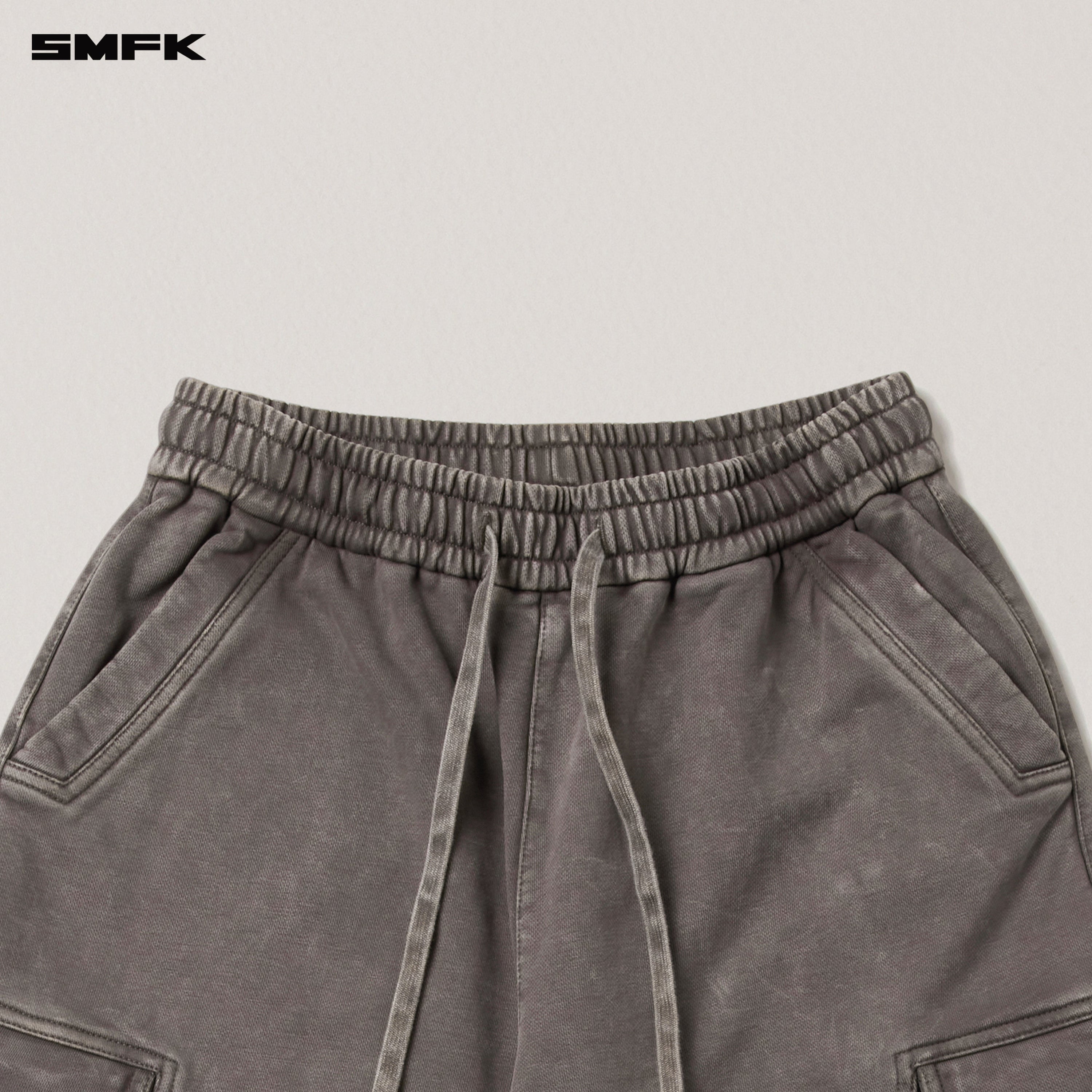 VINTAGE-SAFARI LOOSE SPORTS PANTS/FADE DYE WILD BROWN