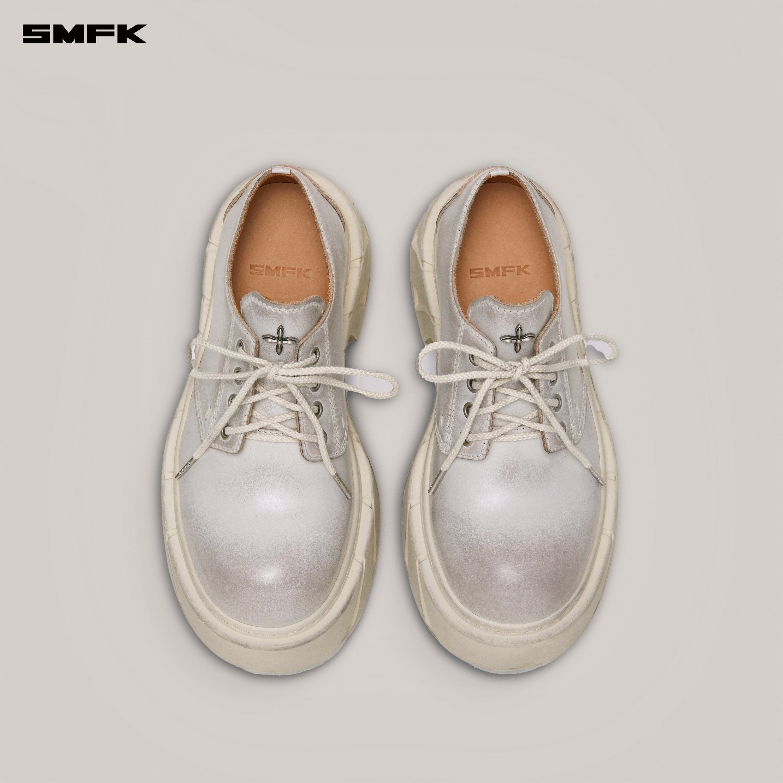 FUTURE MIRAGE LEATHER HIGH HEEL DERBY SNOW MOUNTAIN