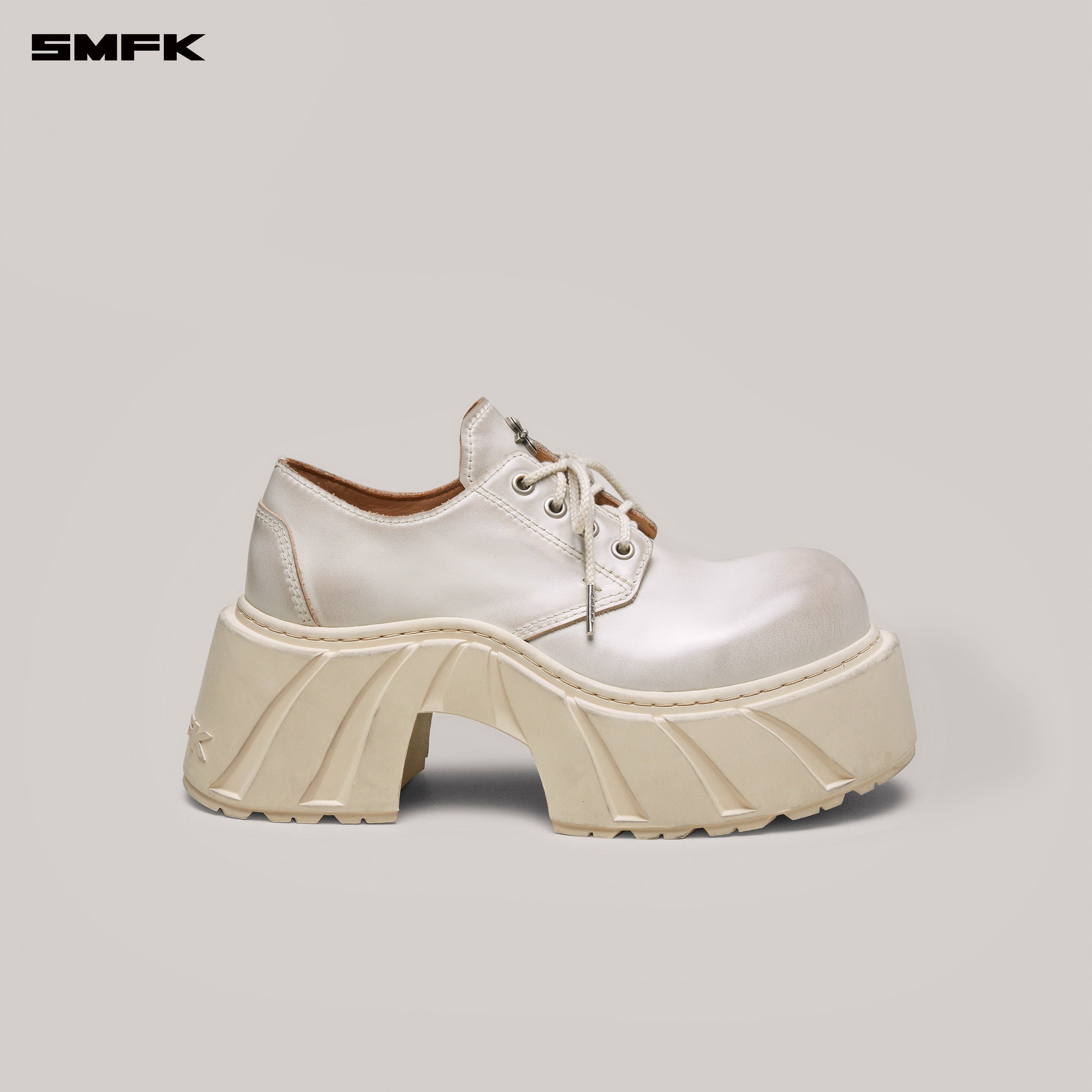 FUTURE MIRAGE LEATHER HIGH HEEL DERBY SNOW MOUNTAIN