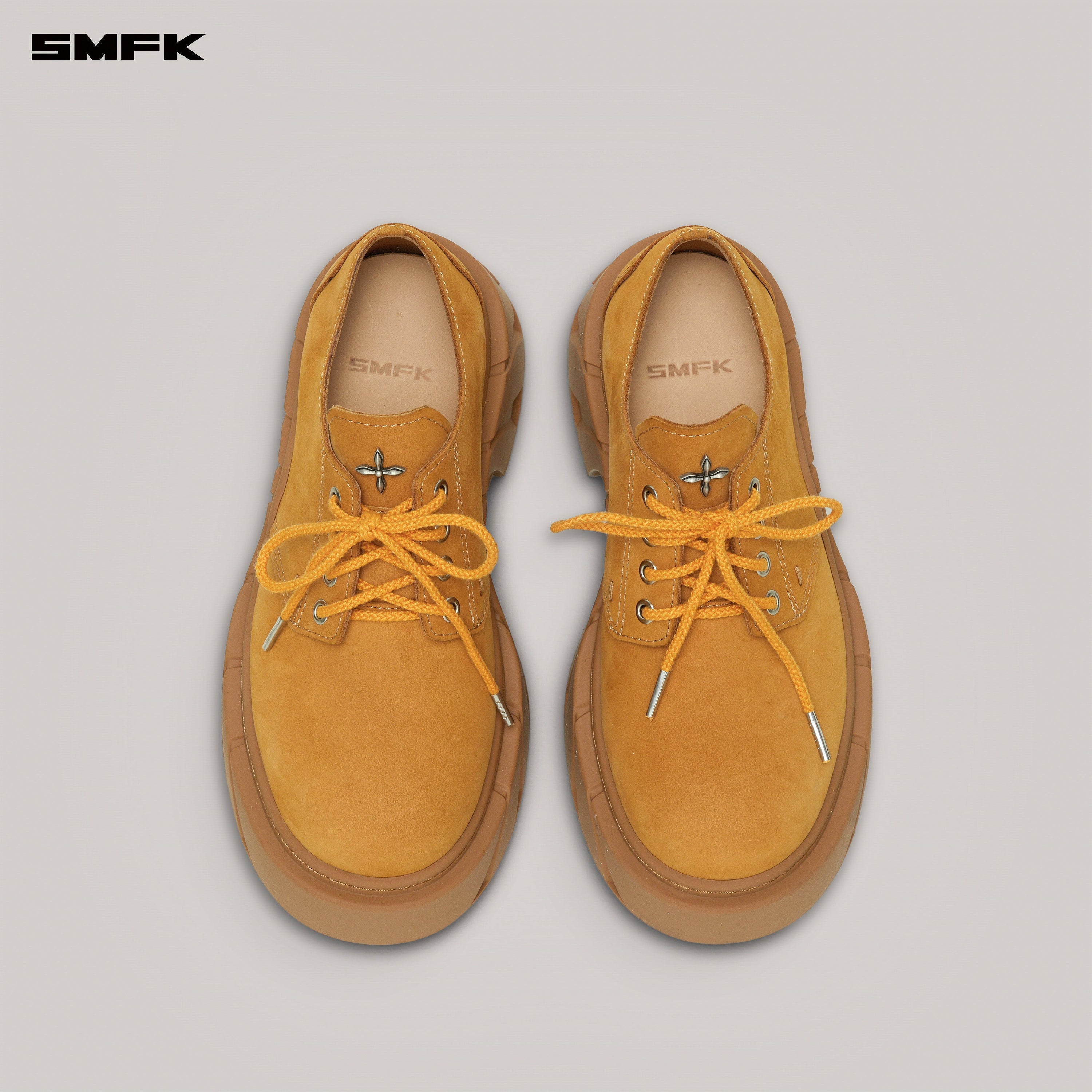 FUTURE MIRAGE LEATHER HIGH HEEL DERBY GINGER