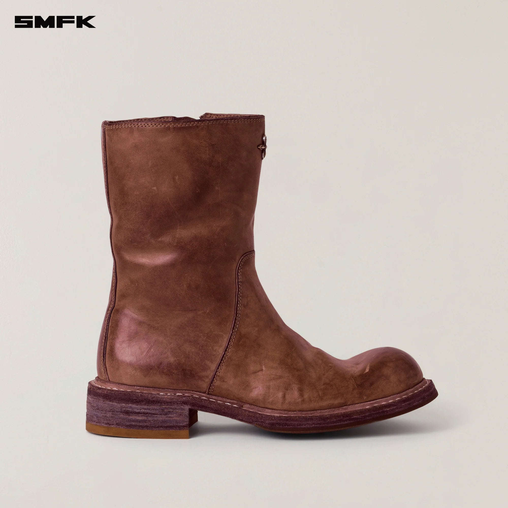 RAGE WILD ORIGIN GOODYEAR HORSE LEATHER RIDER BOOTS WILD BROWN