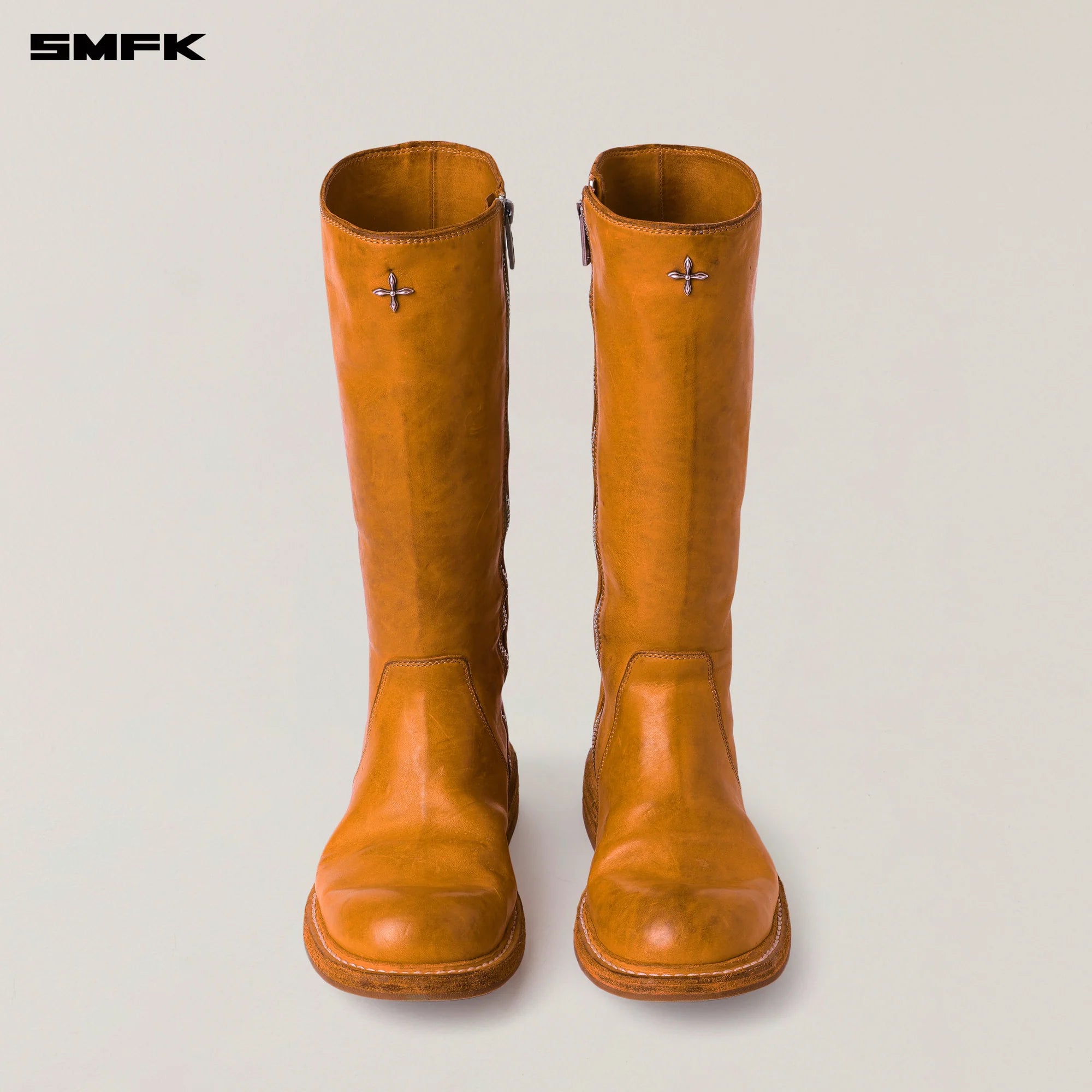 RAGE WILD ORIGIN GOODYEAR HORSE LEATHER RIDER HIGH BOOTS GOLDEN SUN