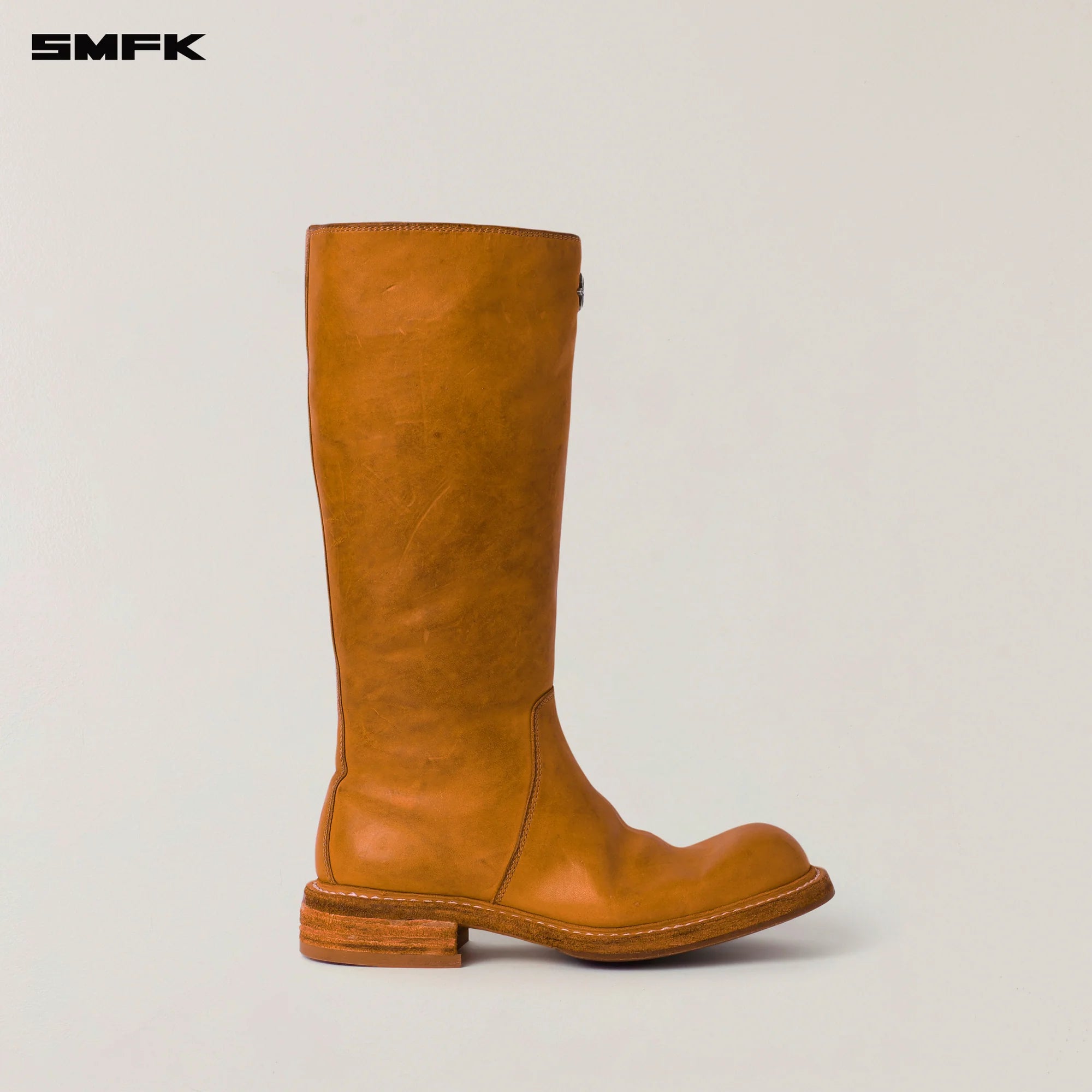 RAGE WILD ORIGIN GOODYEAR HORSE LEATHER RIDER HIGH BOOTS GOLDEN SUN