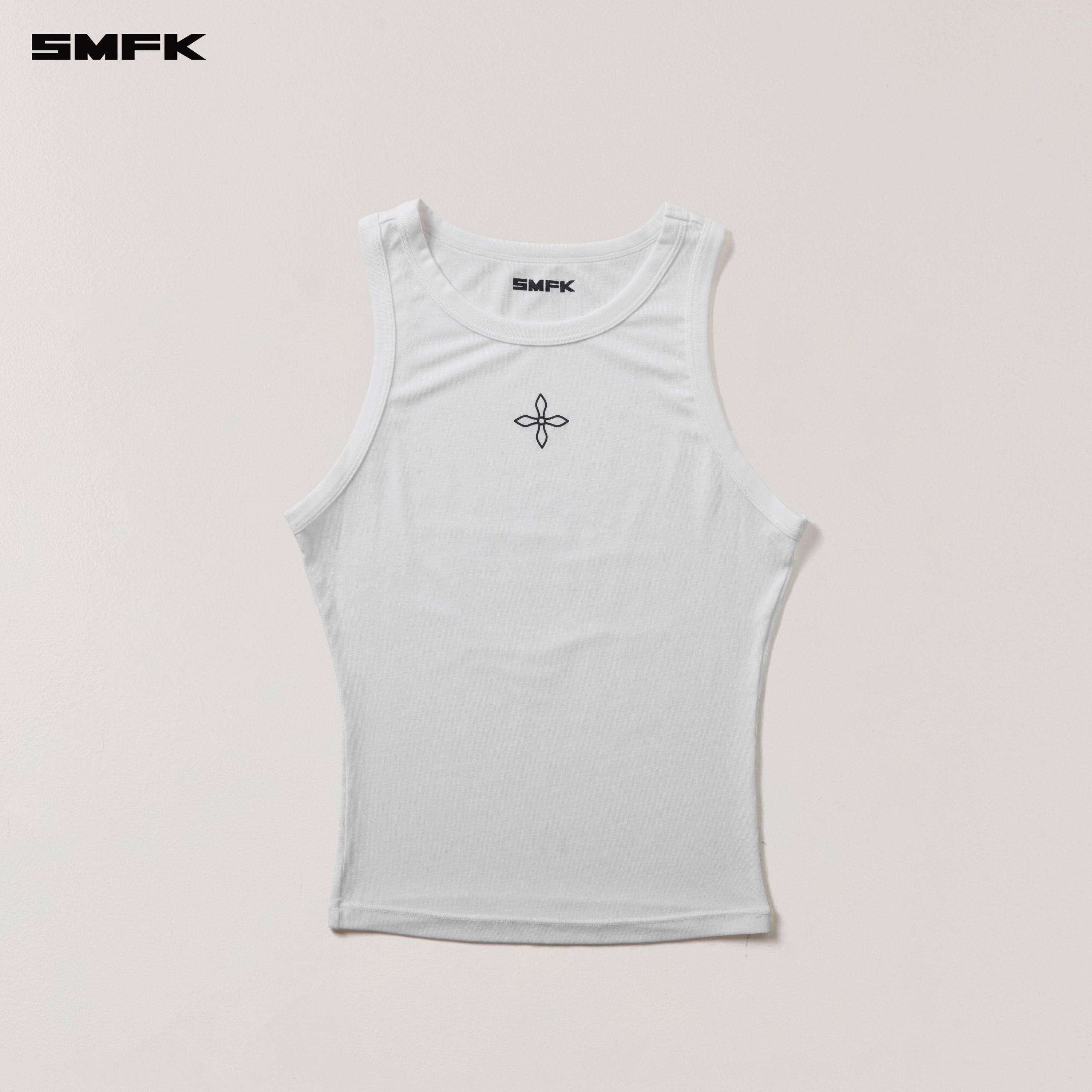 COMPASS STAMP ACETATE BODY SPORTS TANK SNOW MOUNTAIN WHITE