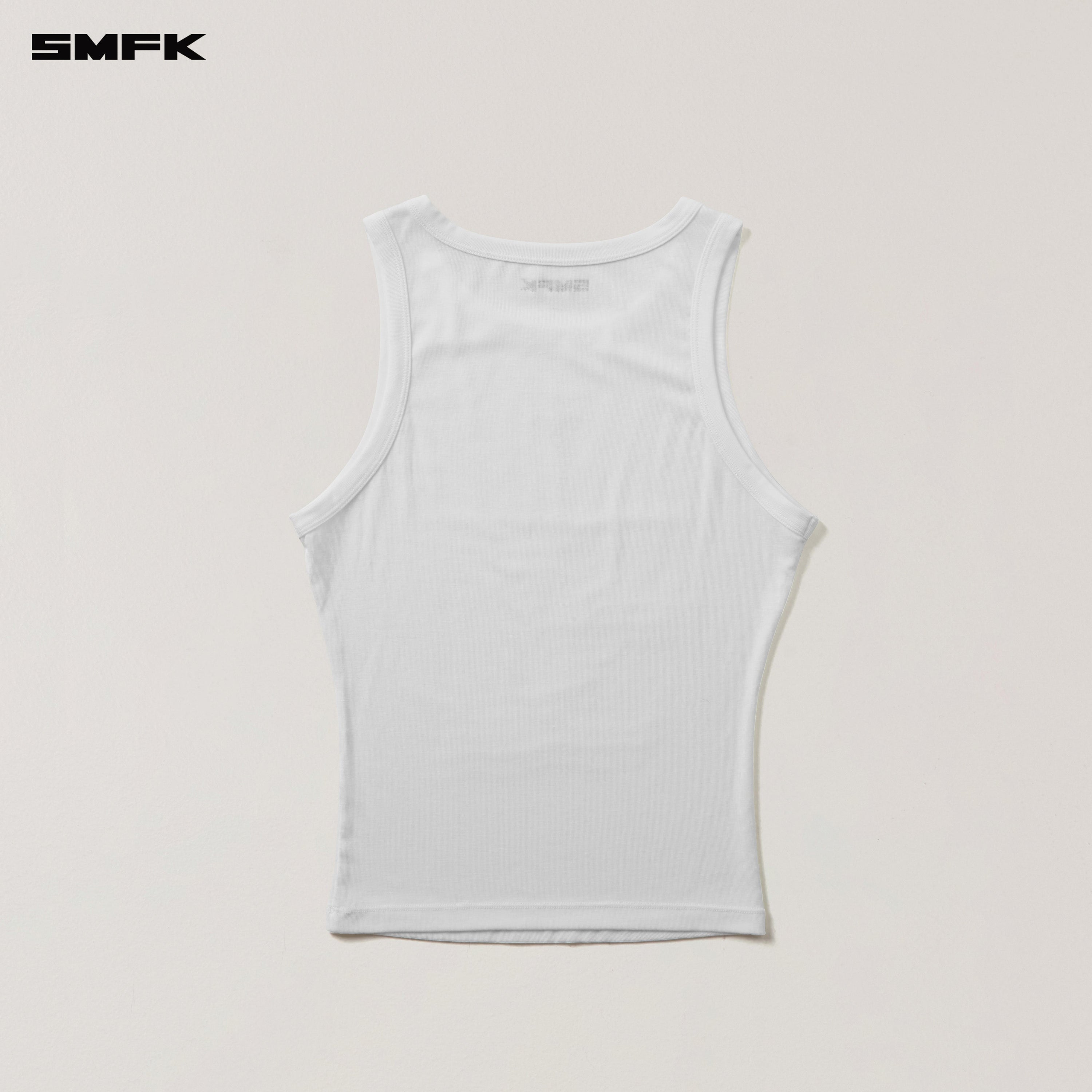 COMPASS STAMP ACETATE BODY SPORTS TANK SNOW MOUNTAIN WHITE