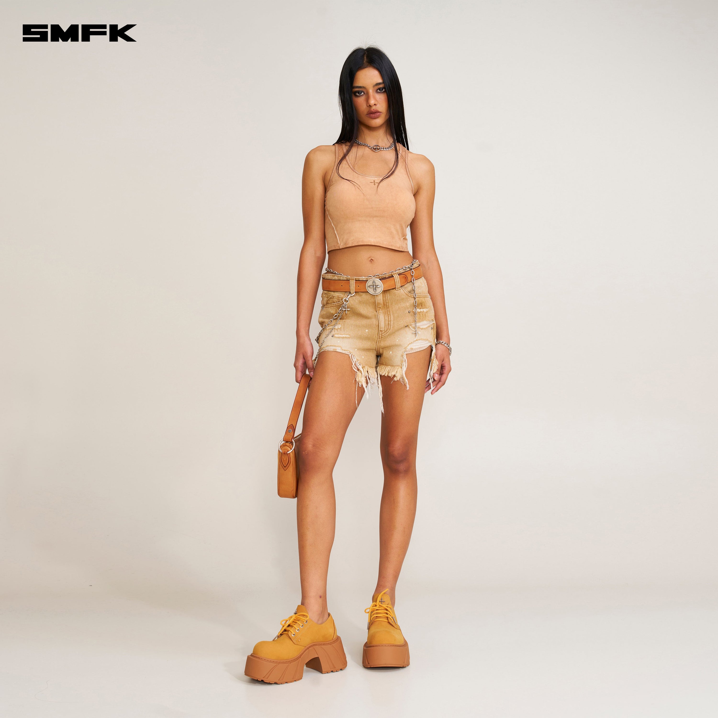 VINTAGE HURRICANE FADE SPORTS SHORT TANK FADING DESERT