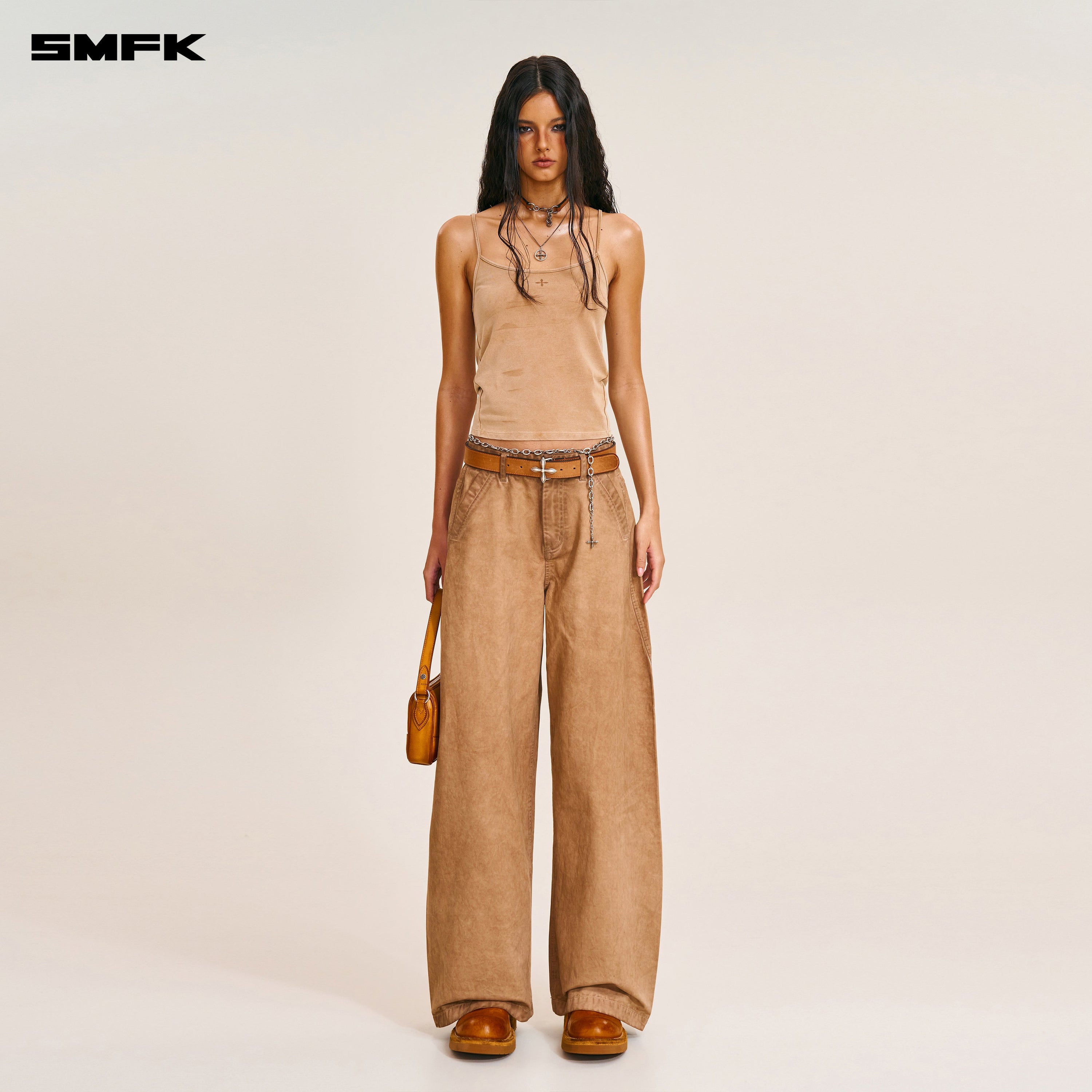 VINTAGE STORM FADE CAMISOLE/FADE DYE VANISH SAND