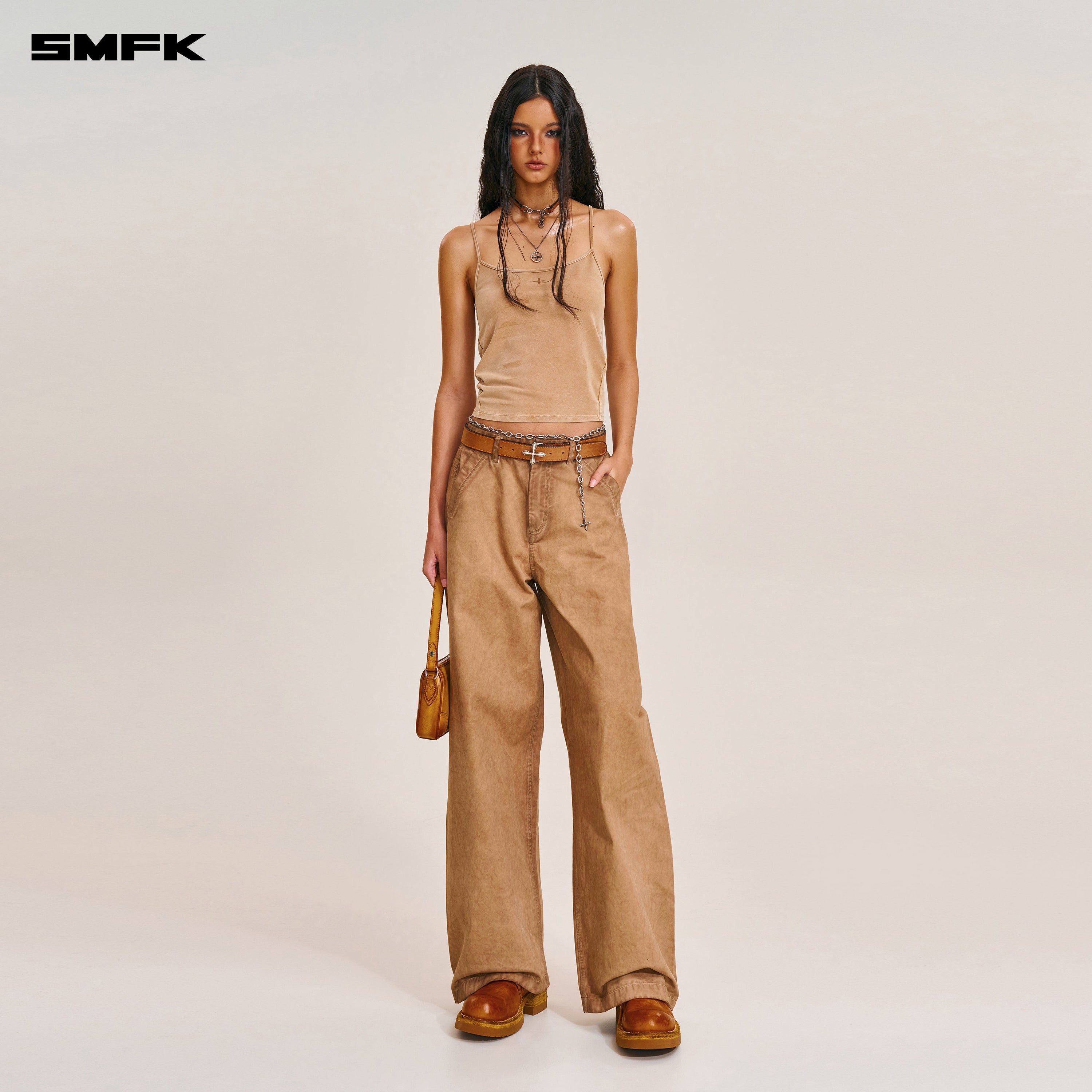 VINTAGE STORM FADE CAMISOLE/FADE DYE VANISH SAND