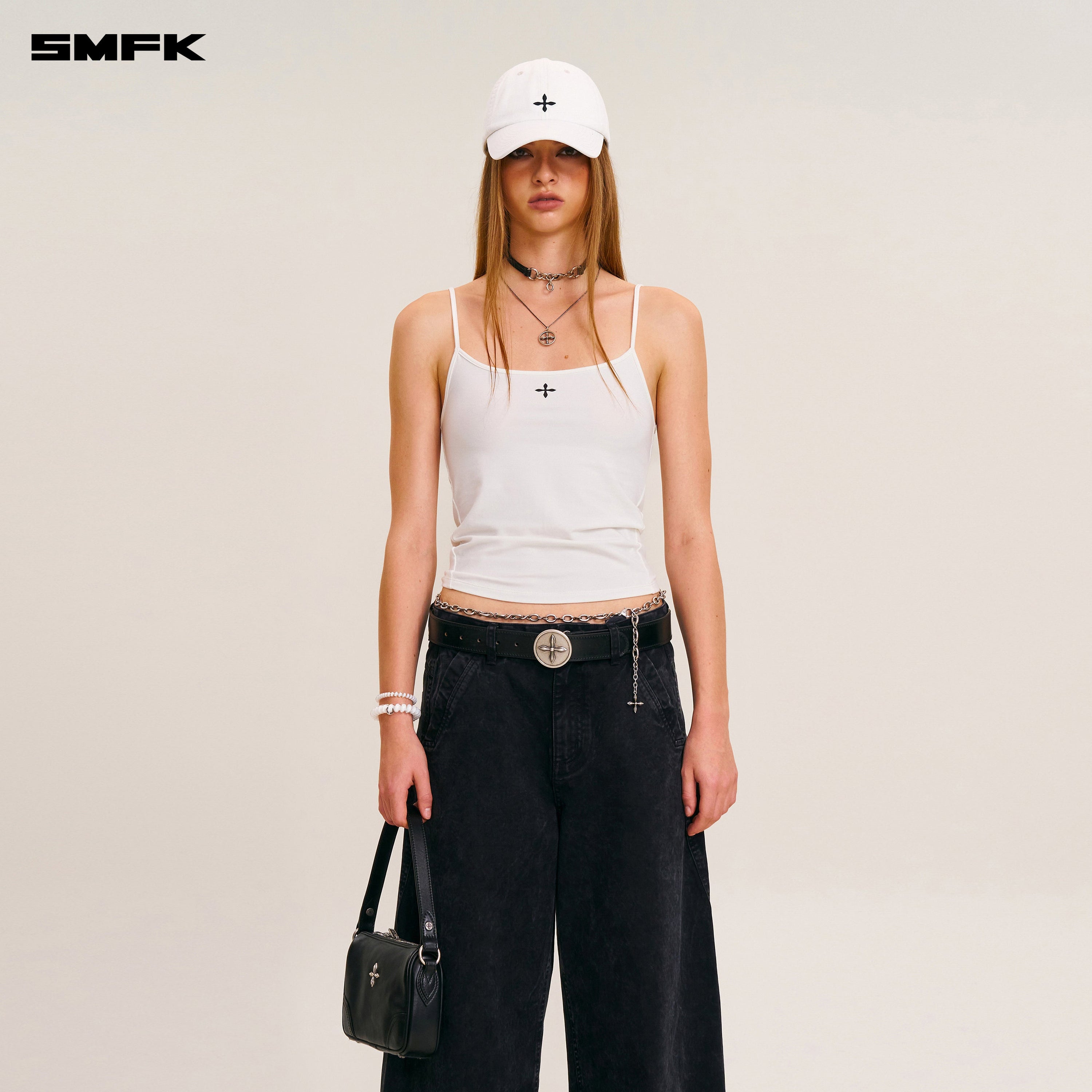 VINTAGE STORM FADE CAMISOLE SNOW MOUNTAIN WHITE