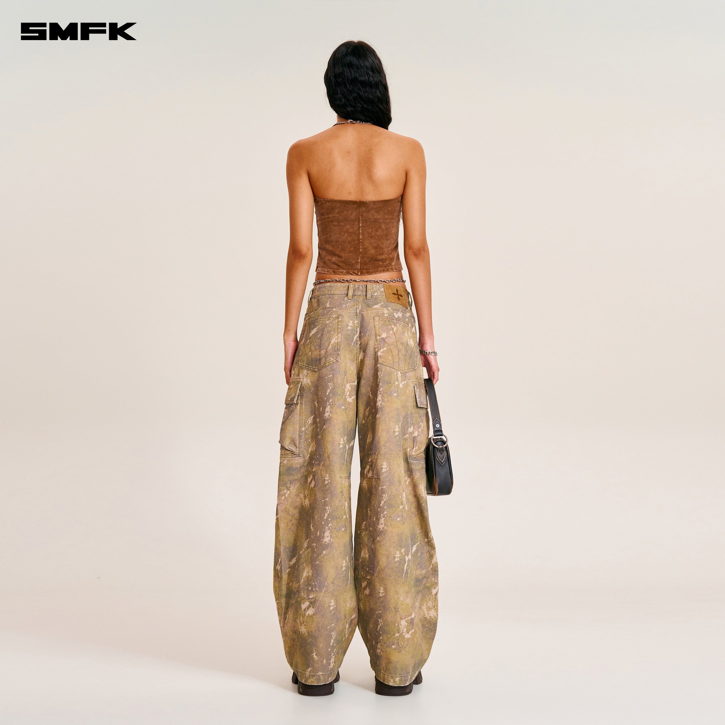 VINTAGE STORM FADE BUSTIER/FADE DYE VANISH BROWN