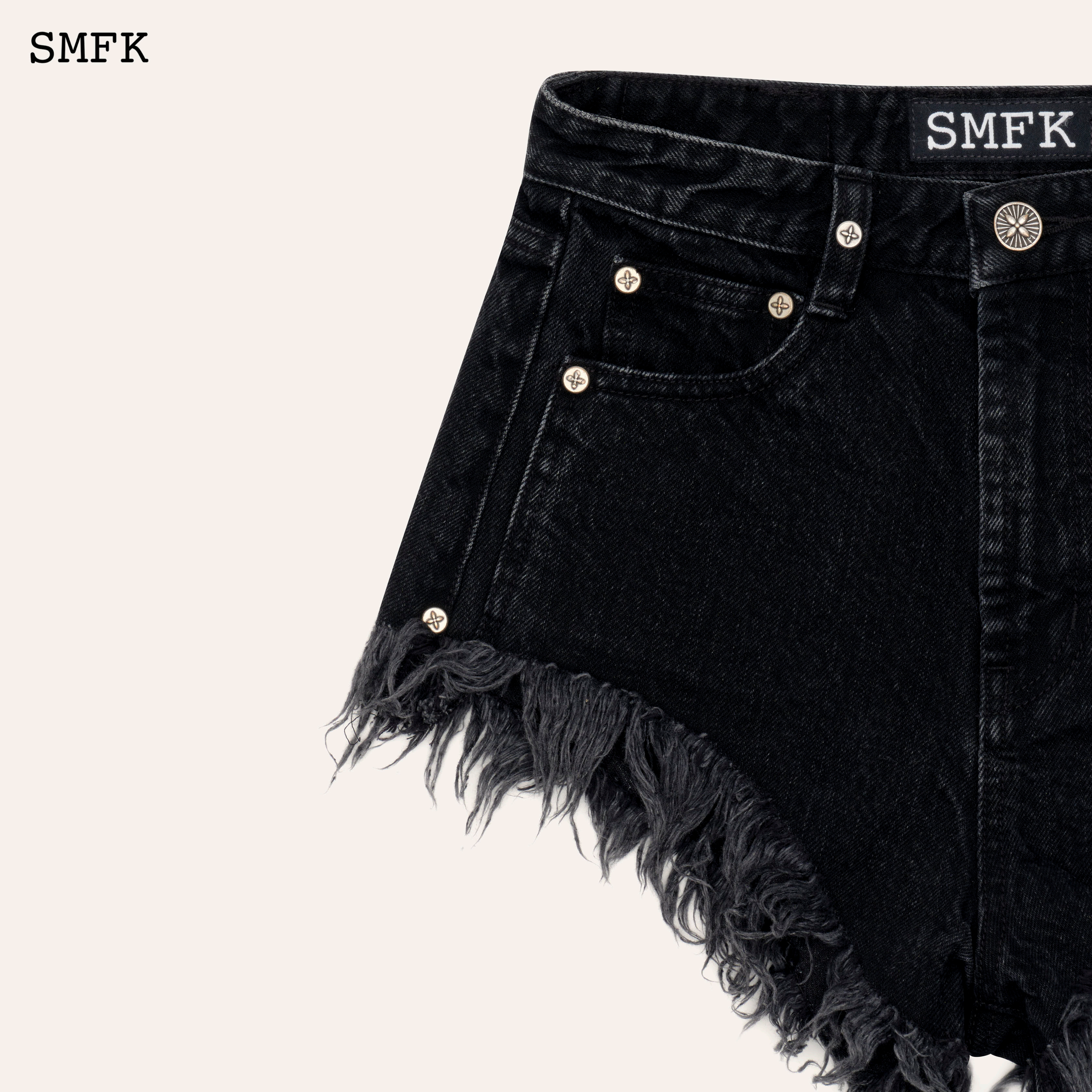 SMFK WILD WORLD STRAY DENIM SHORT SHORTS PS003B