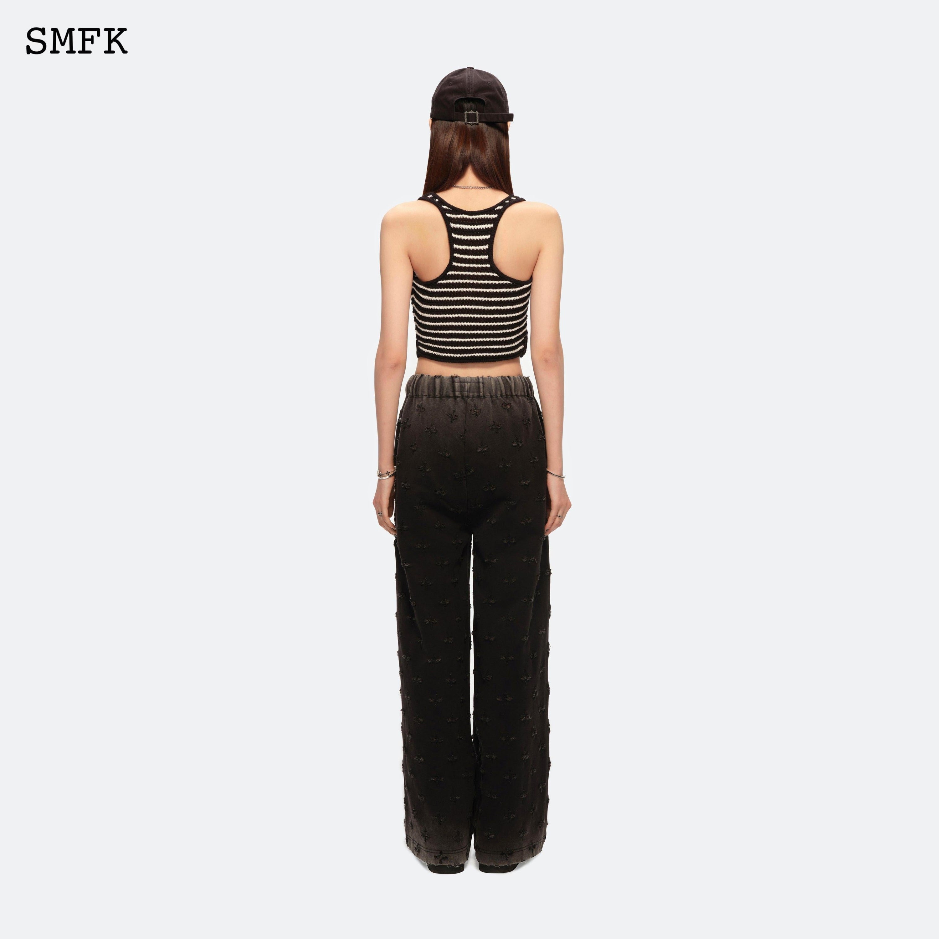 SMFK WILD WORLD BURNING GARDEN WIDE LEG SWEATPANTS  UP001BS