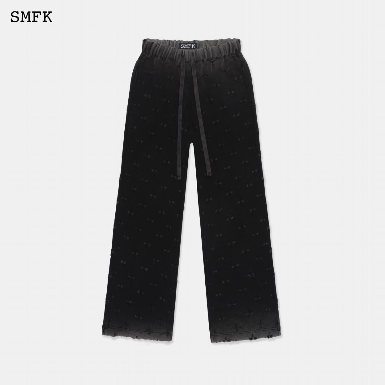 SMFK WILD WORLD BURNING GARDEN WIDE LEG SWEATPANTS  UP001BS