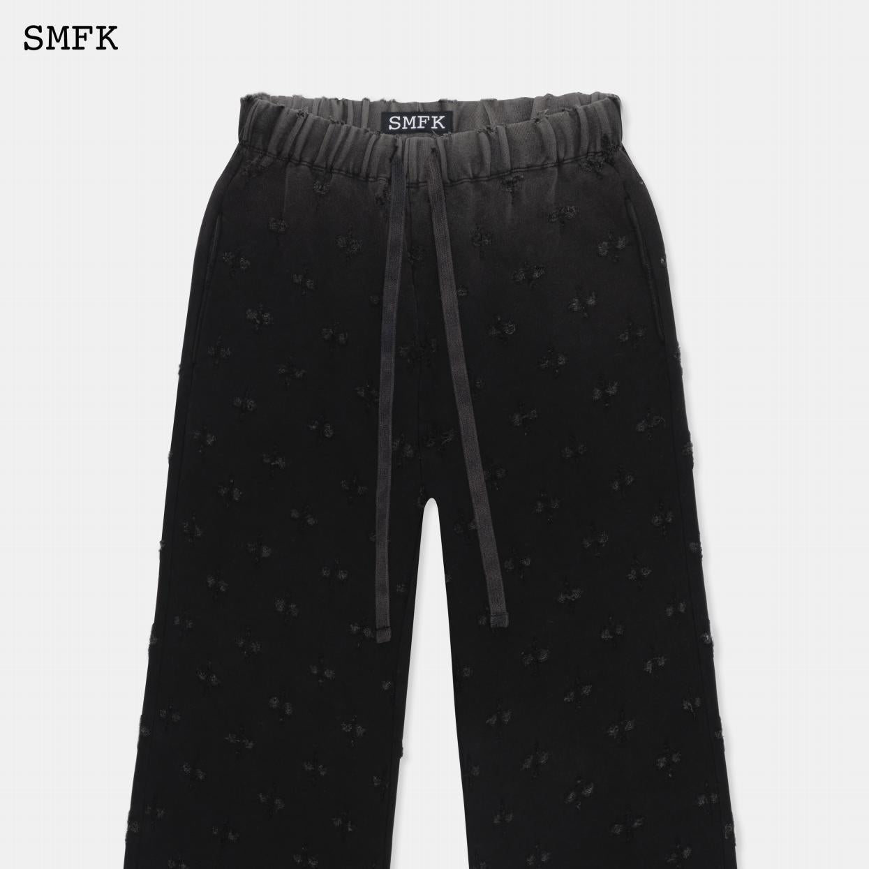SMFK WILD WORLD BURNING GARDEN WIDE LEG SWEATPANTS  UP001BS