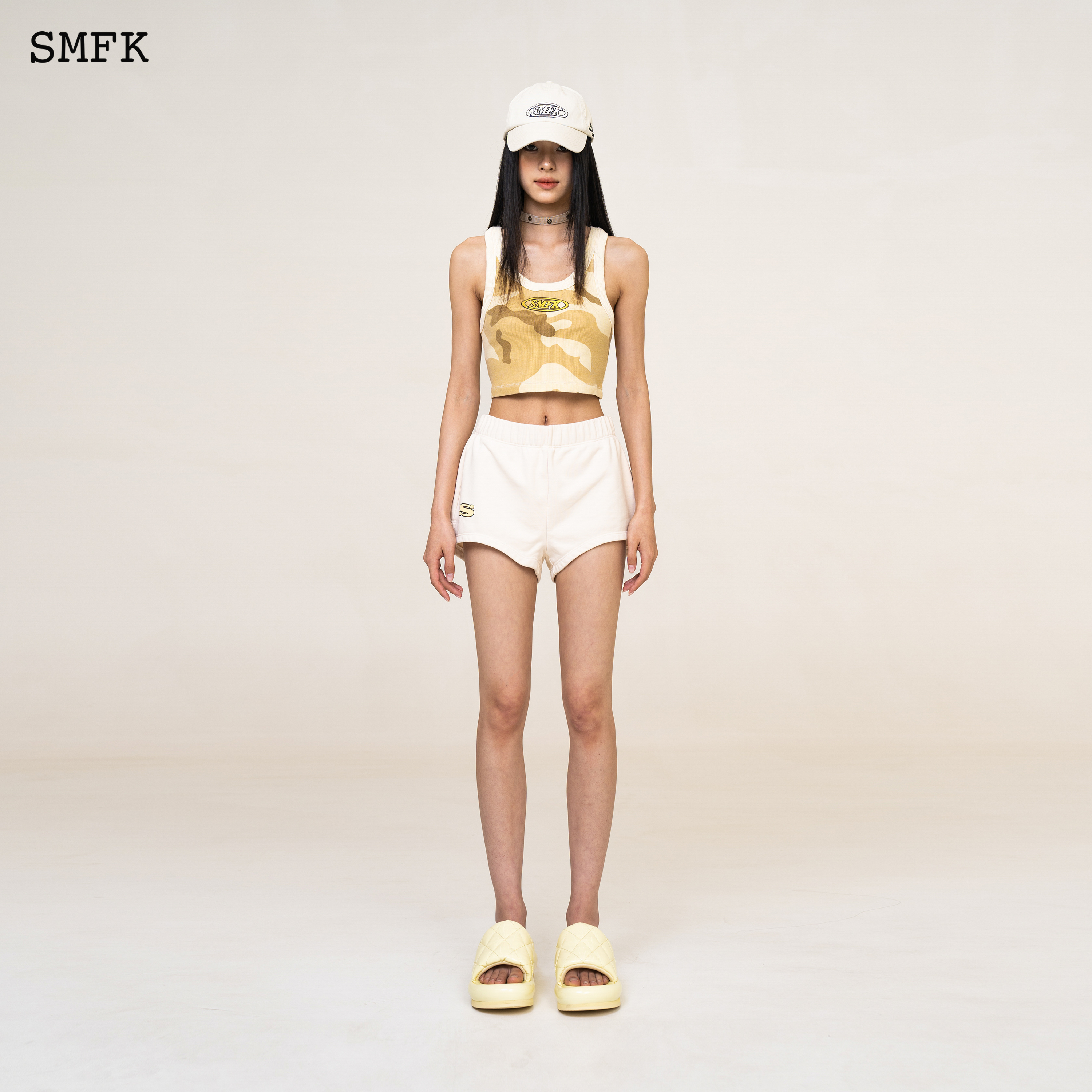 SMFK  COMPASS VINTAGE CAMPUS JOGGING SHORTS US007CW