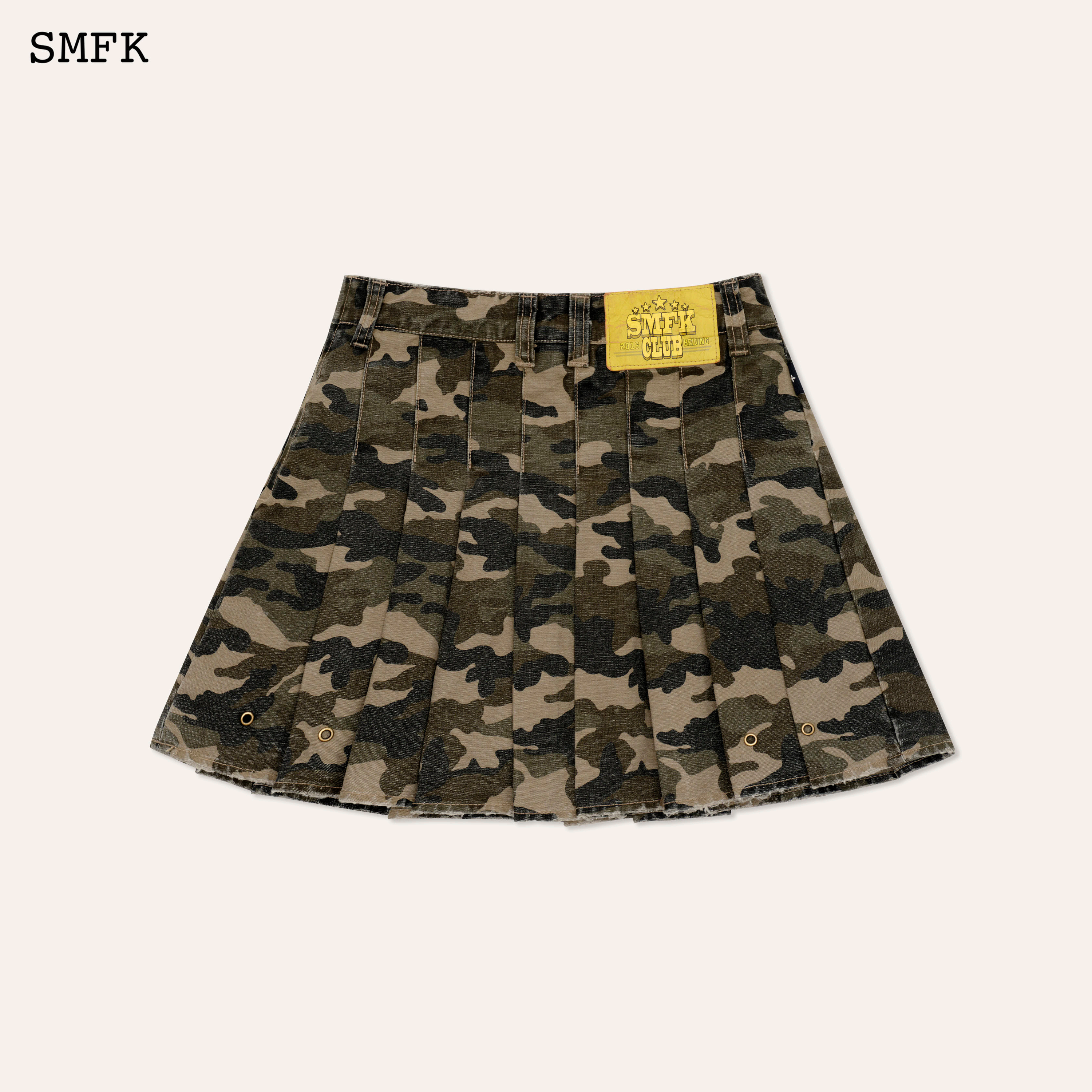 WILD WORLD CAMO PLEATED DRESS DS001CM