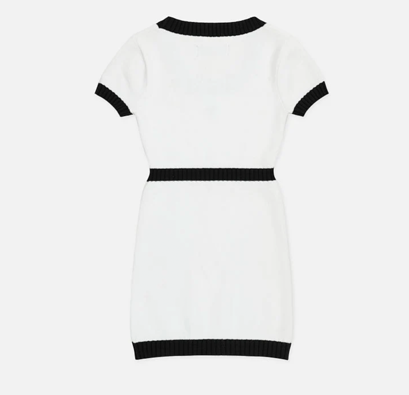 COMPASS CLASSIC CASHMERE KNIT DRESS WHITE UFT18W