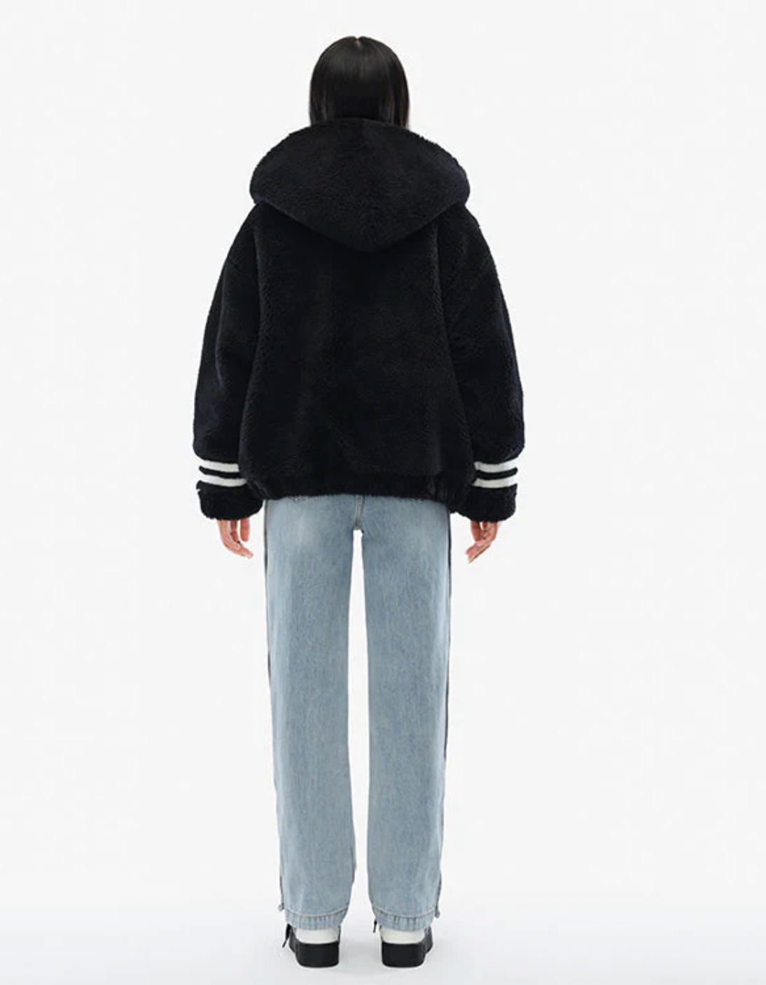 SMFK  MIDNIGHT FLOWER CAMPUS FLEECE HOODIE CF003B