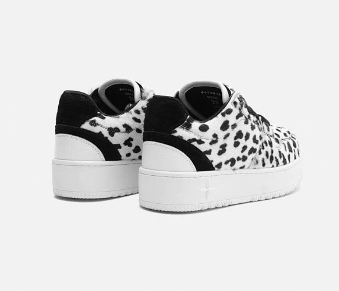 WHITE LEOPARD SKATE SHOES