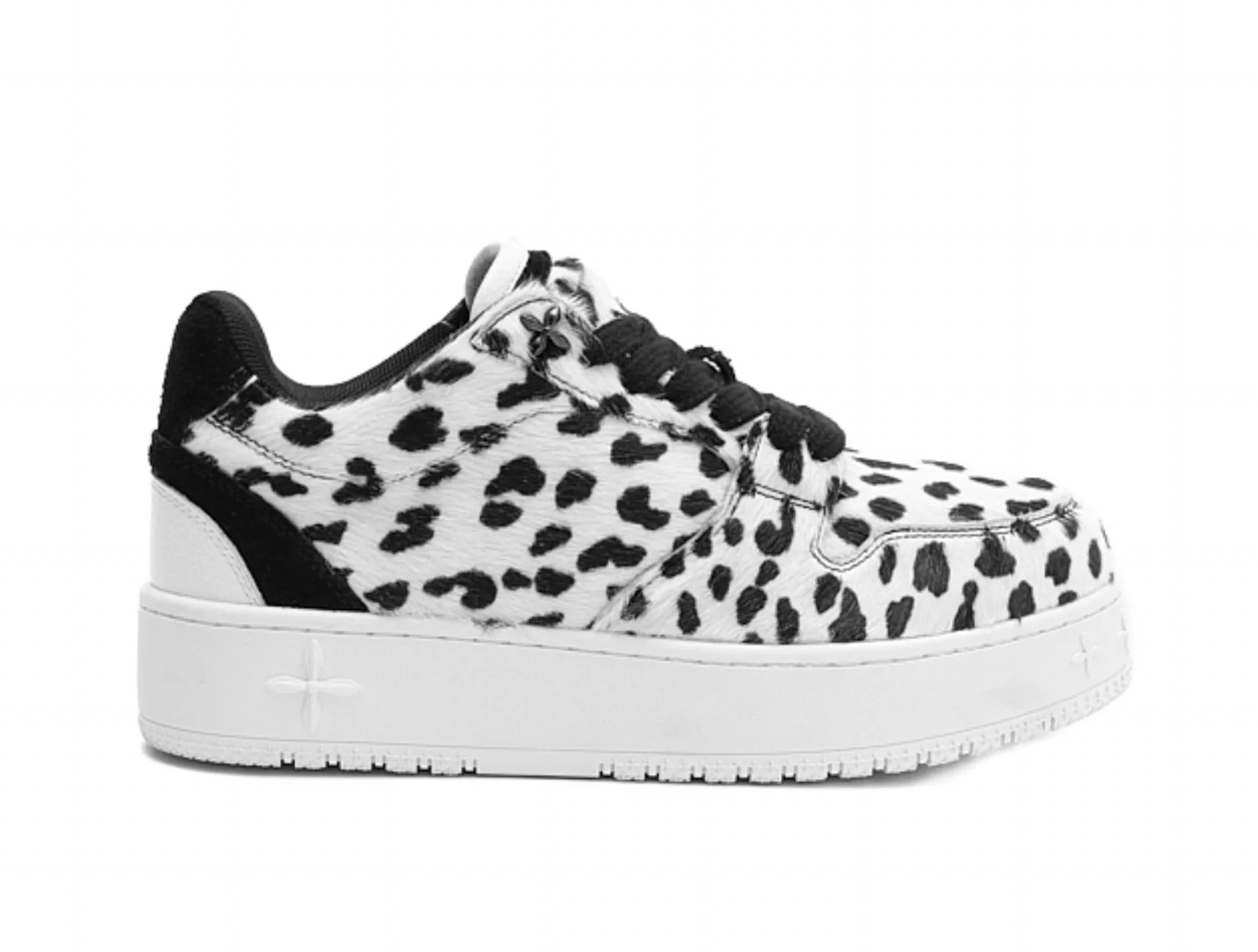 WHITE LEOPARD SKATE SHOES