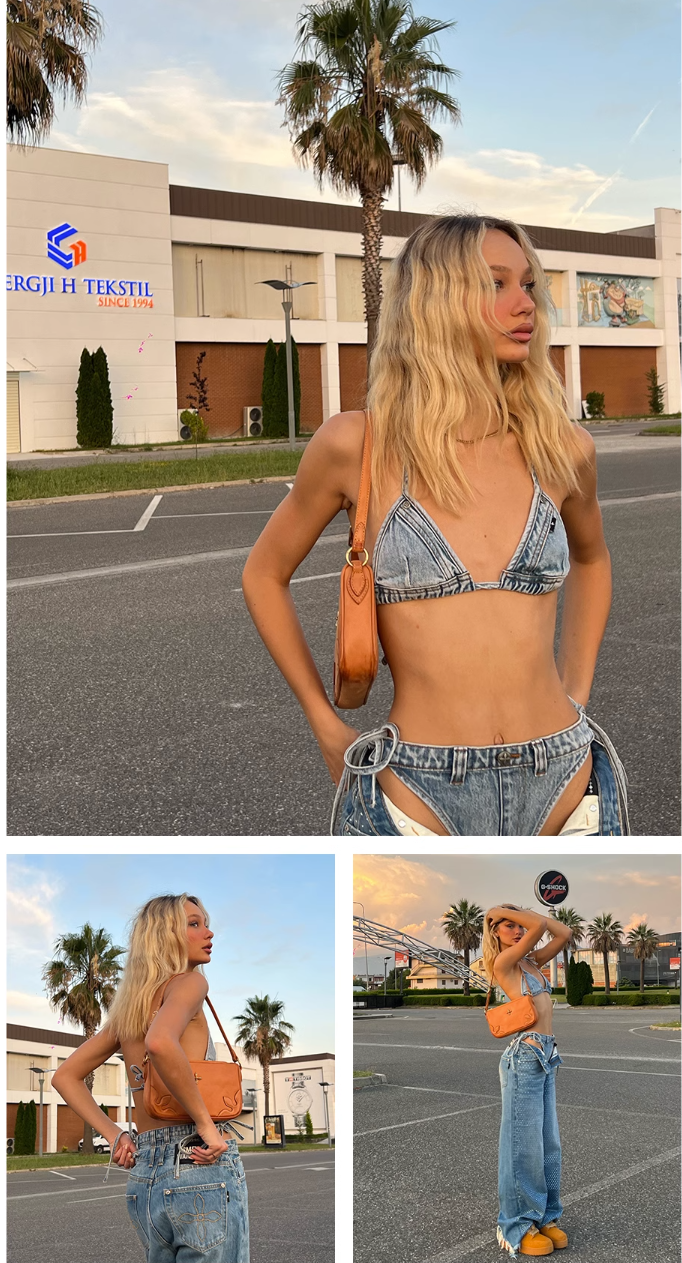 ROCK DENIM BIKINI UW04BL