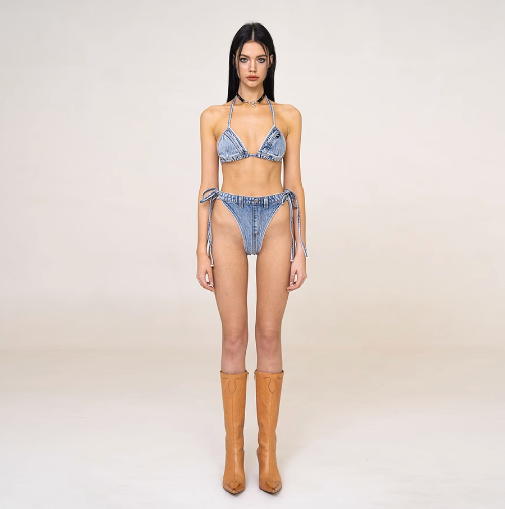 ROCK DENIM BIKINI UW04BL