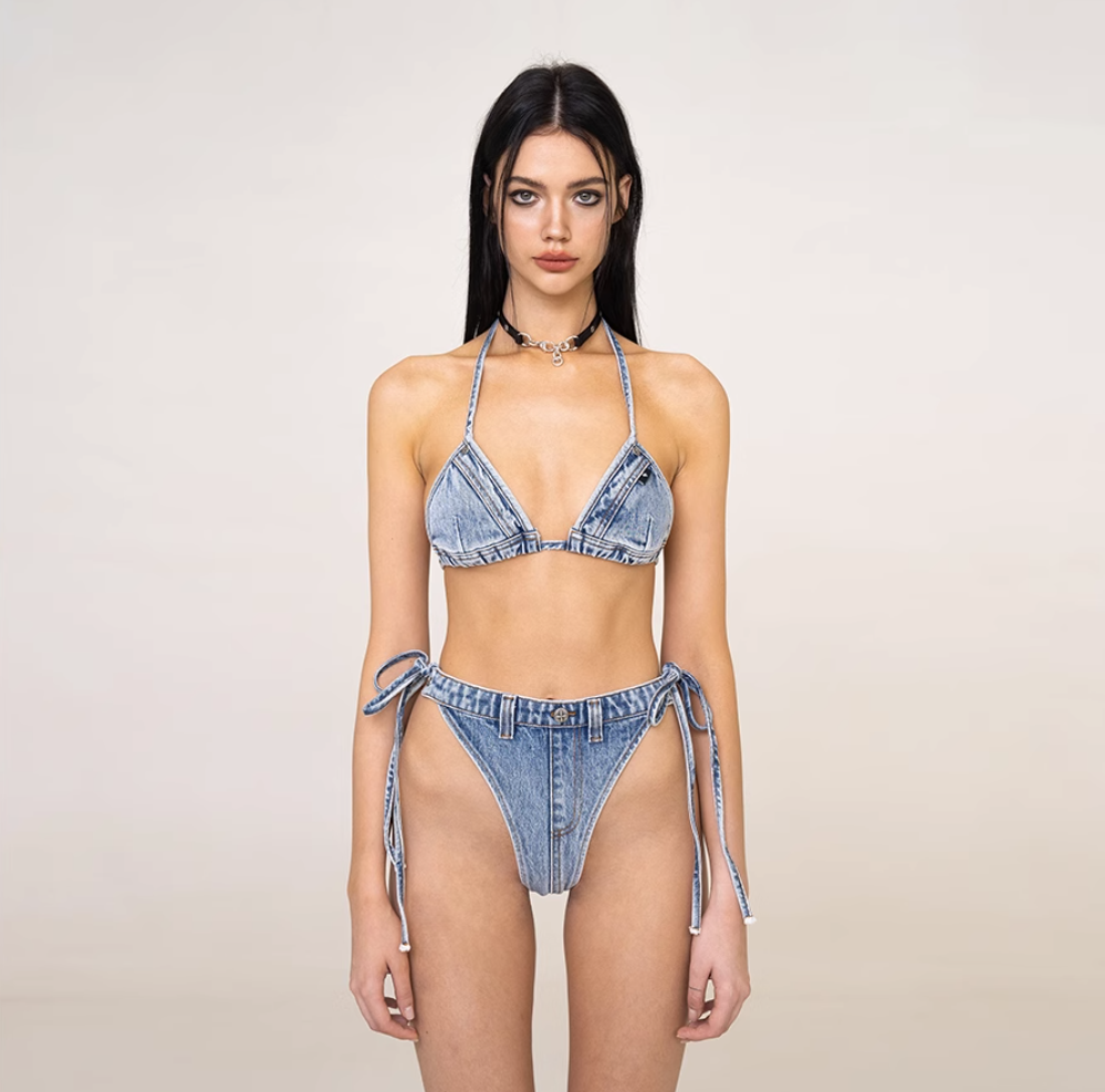 ROCK DENIM BIKINI UW04BL