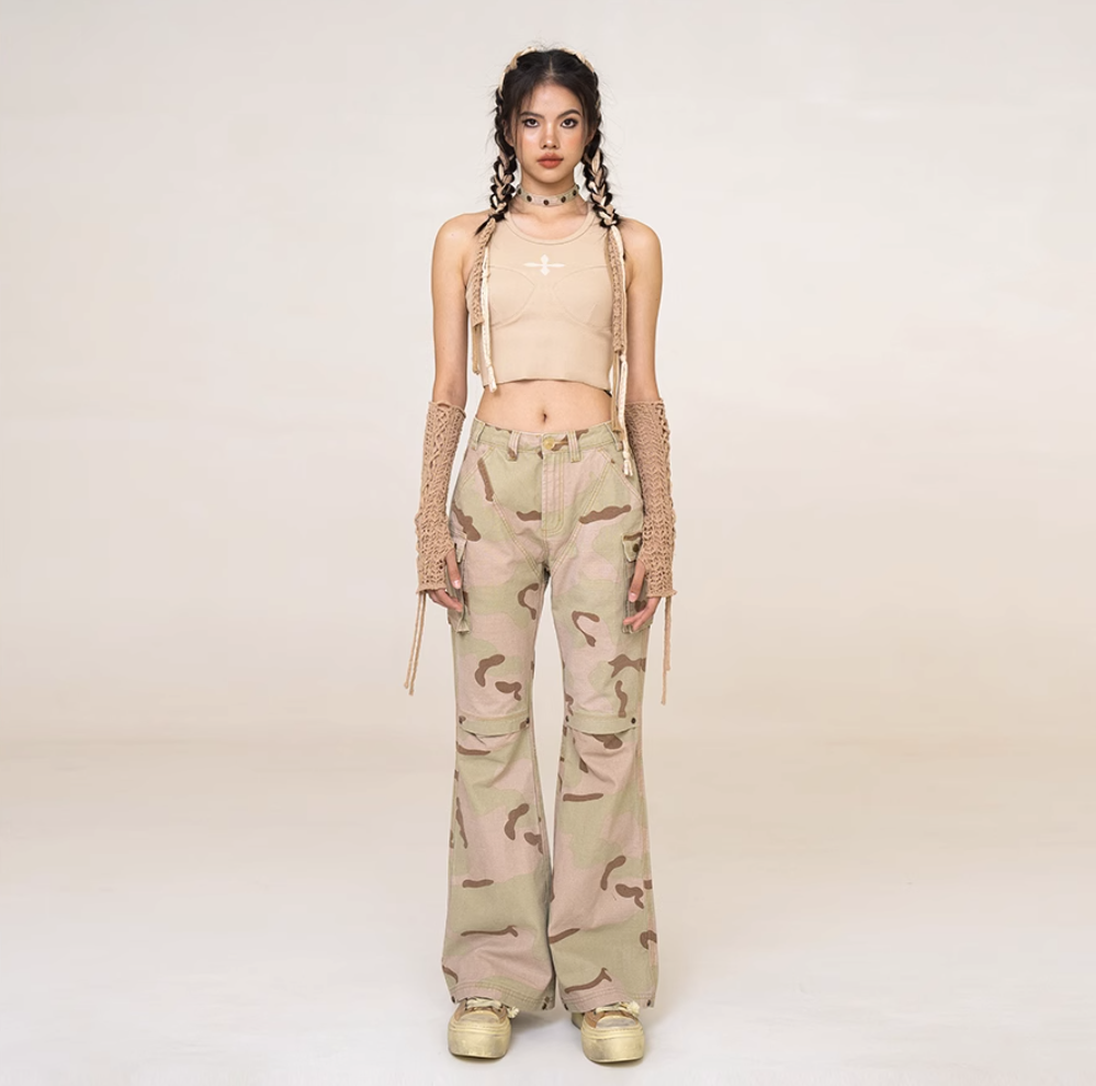 MERMAN CAMOUFLAGE OVERALLS  UP009CF
