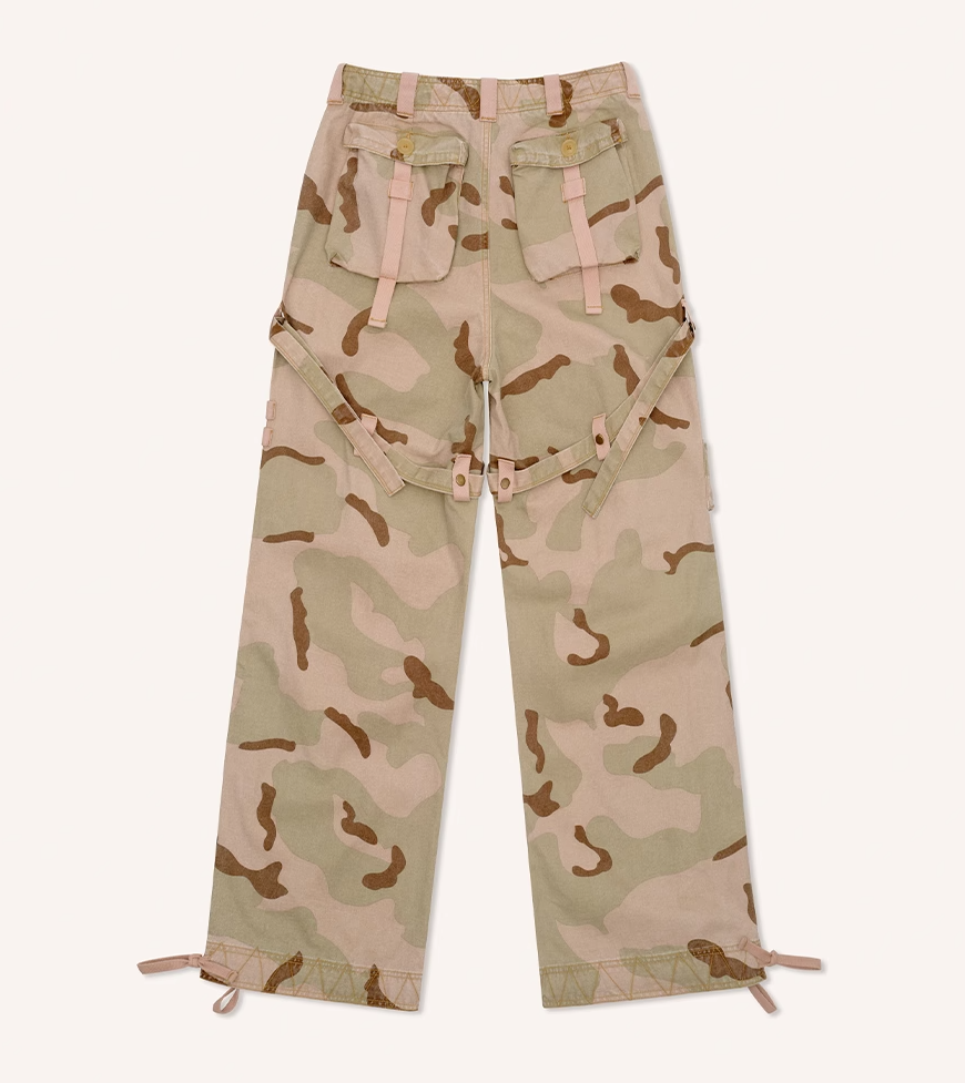 VINTAGE PARATROOPER PANTS IN WILDERNESS CAMOUFLAGE UP010CF