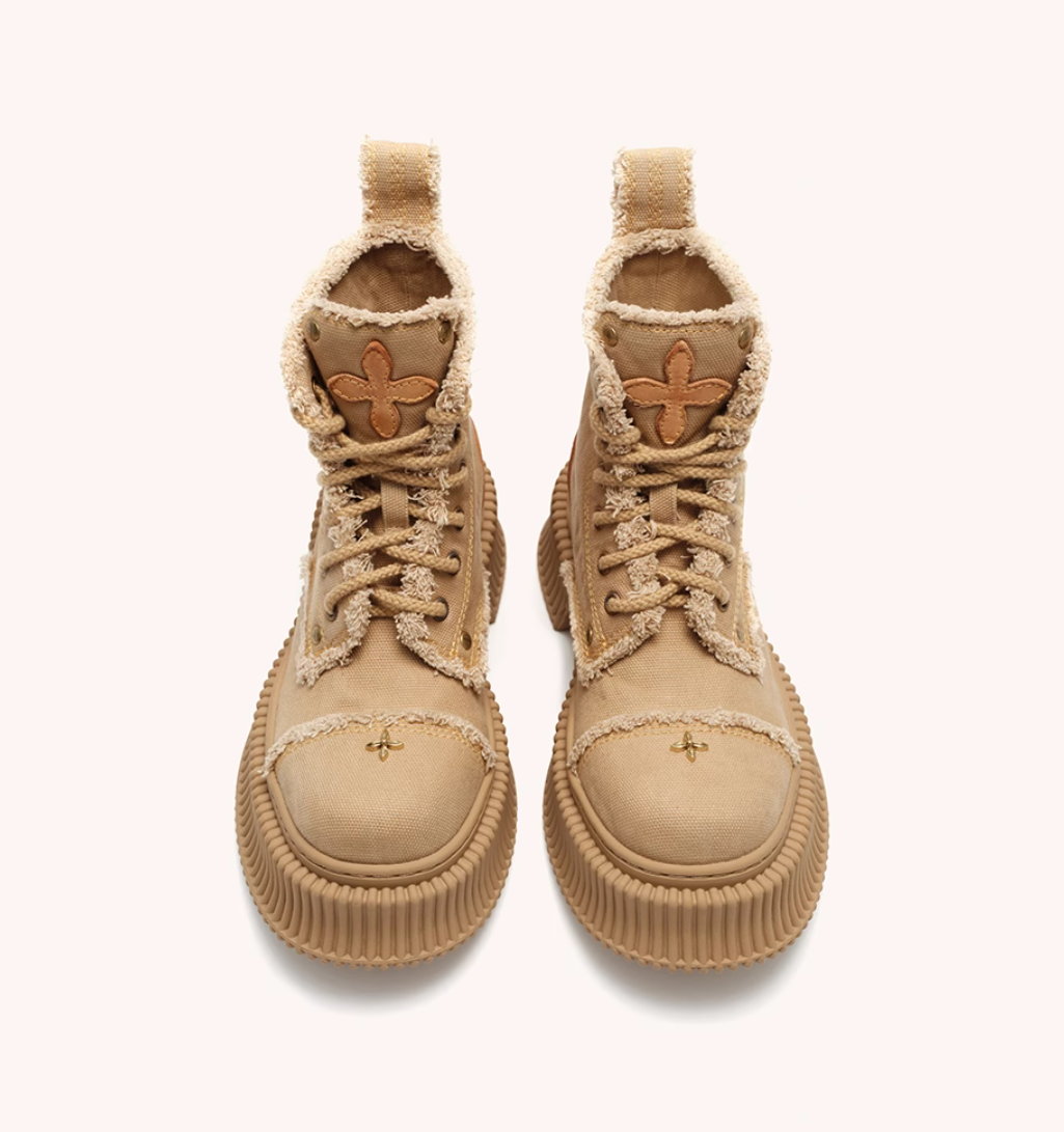 SMFK COMPASS COWHIDE CANVAS DOC MARTENS S0010F