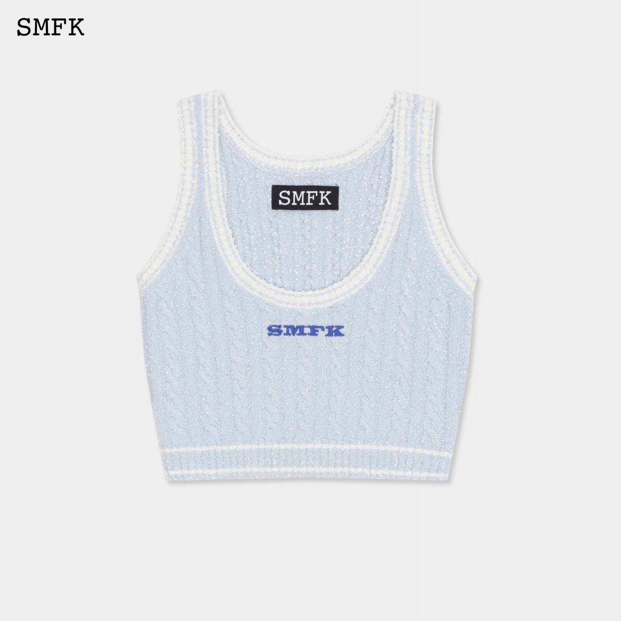 CROSS CLASSICAL KNITTED SUIT SKY BLUE UST01BL