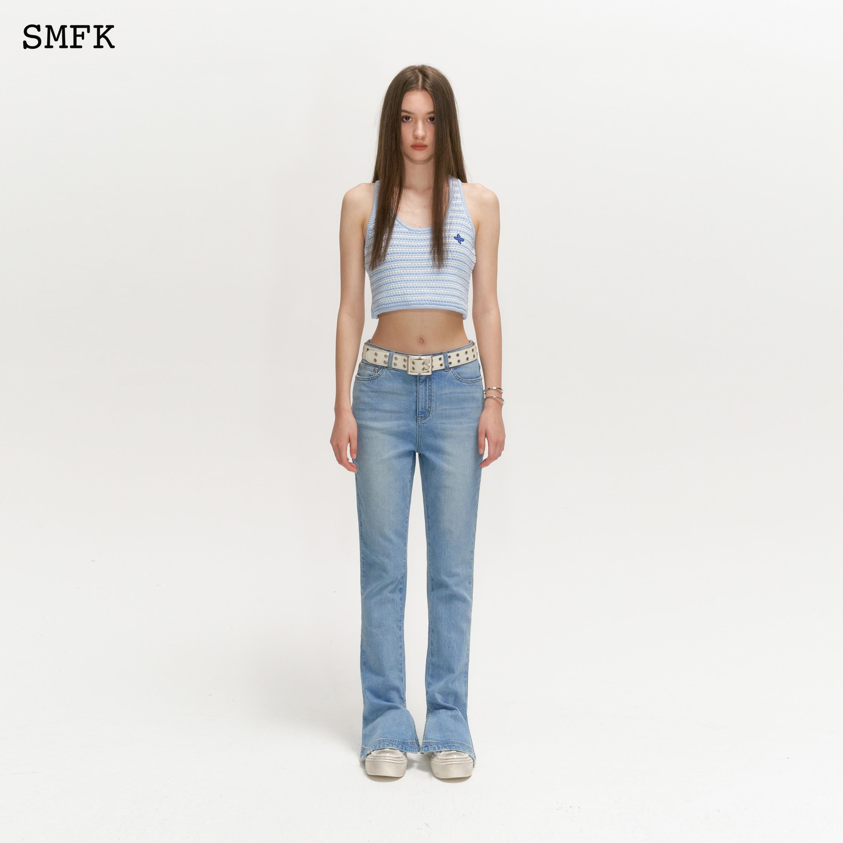 MERMAID VINTAGE BLUE MERMAID SKINNY JEANS UJ002BL