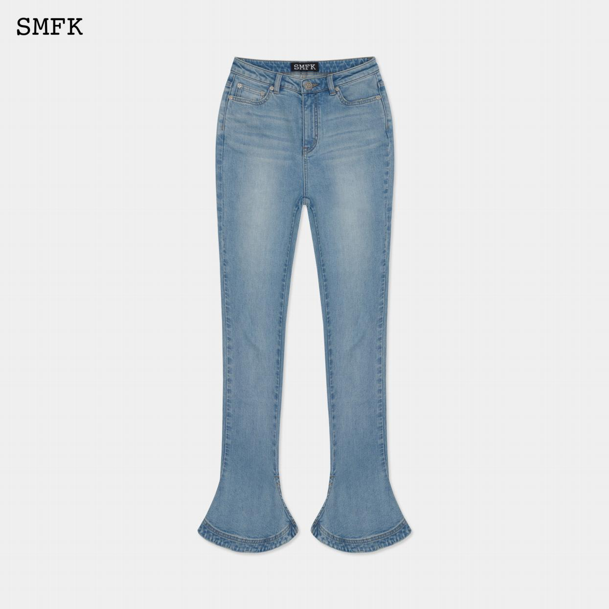 MERMAID VINTAGE BLUE MERMAID SKINNY JEANS UJ002BL