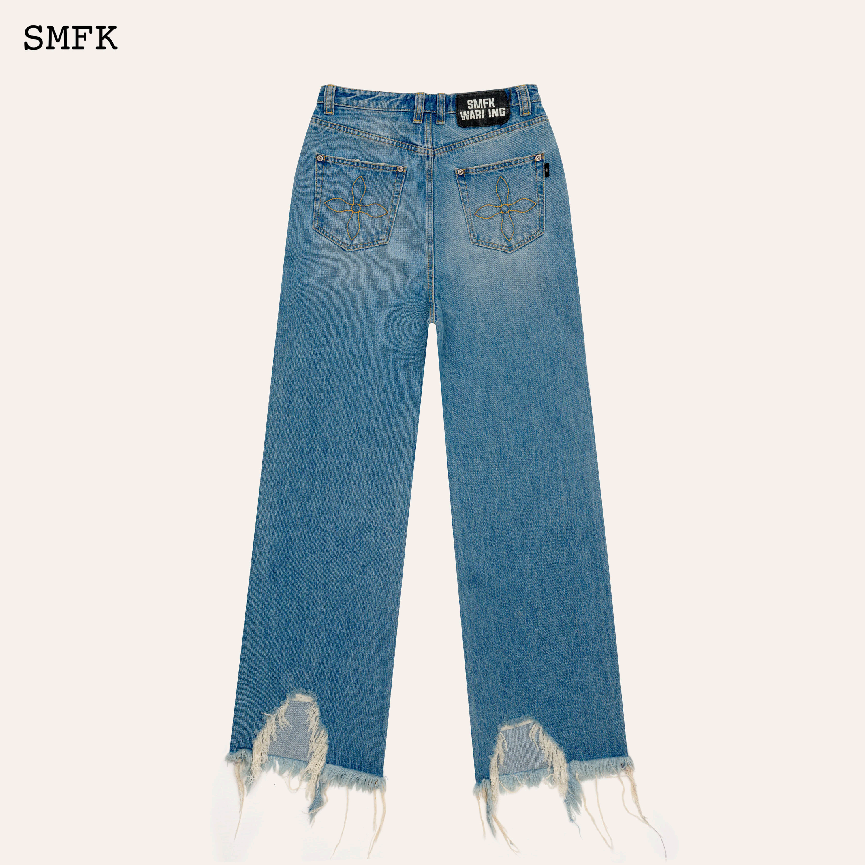 SMFK WILD WORLD WILD DIAMOND WIDE-LEG JEANS PD005BLD