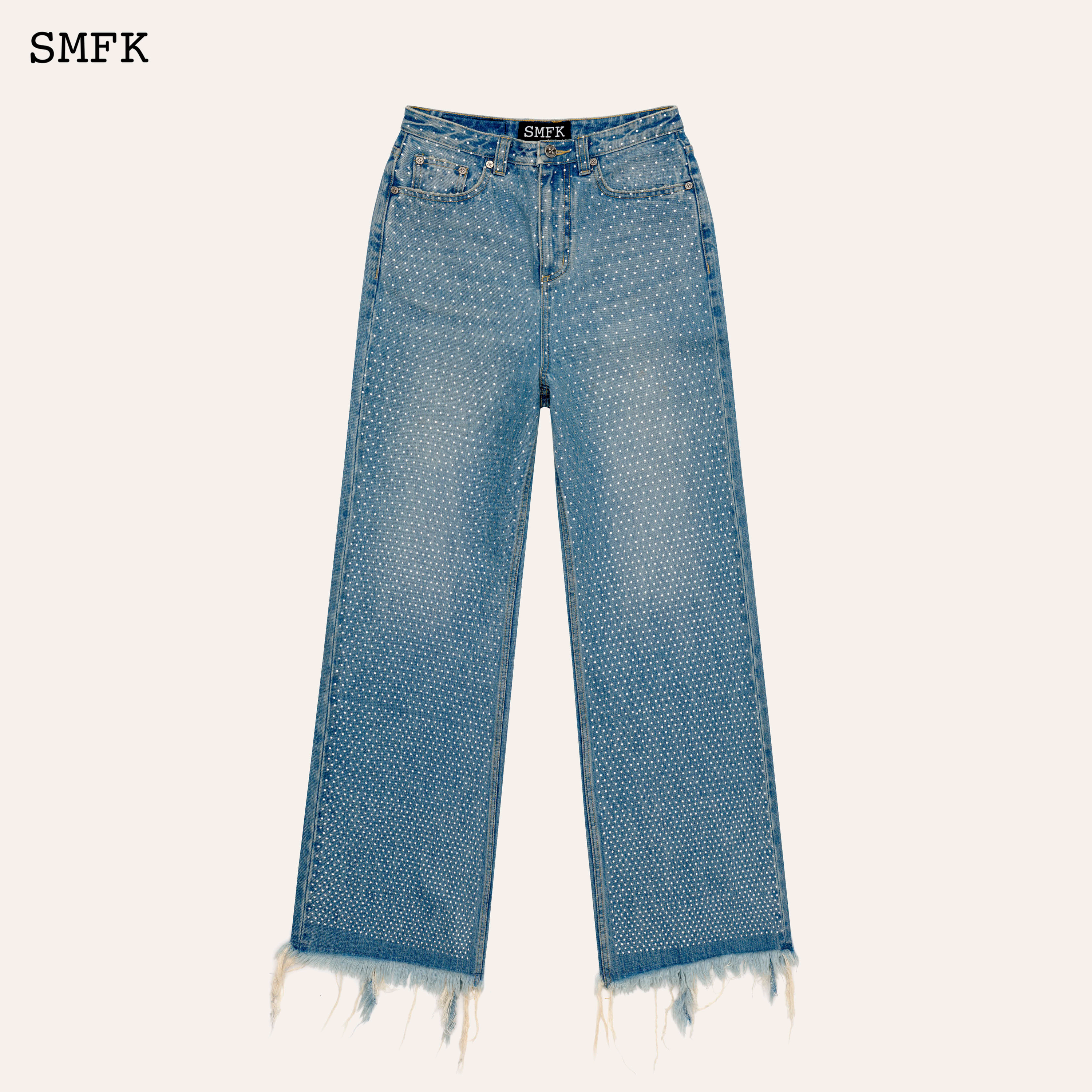 SMFK WILD WORLD WILD DIAMOND WIDE-LEG JEANS PD005BLD