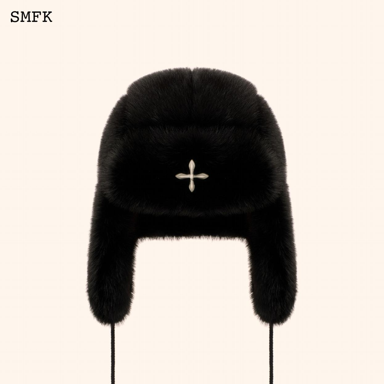 SMFK COMPASS CROSFLOWER PLAIN FUR LEI FENG HAT H0020B
