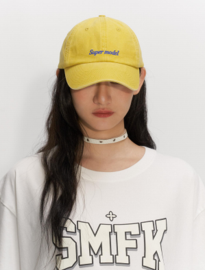 【PRE ORDER】SMFK MODEL BASEBALL CAP/LEMON YELLOW H0005YL