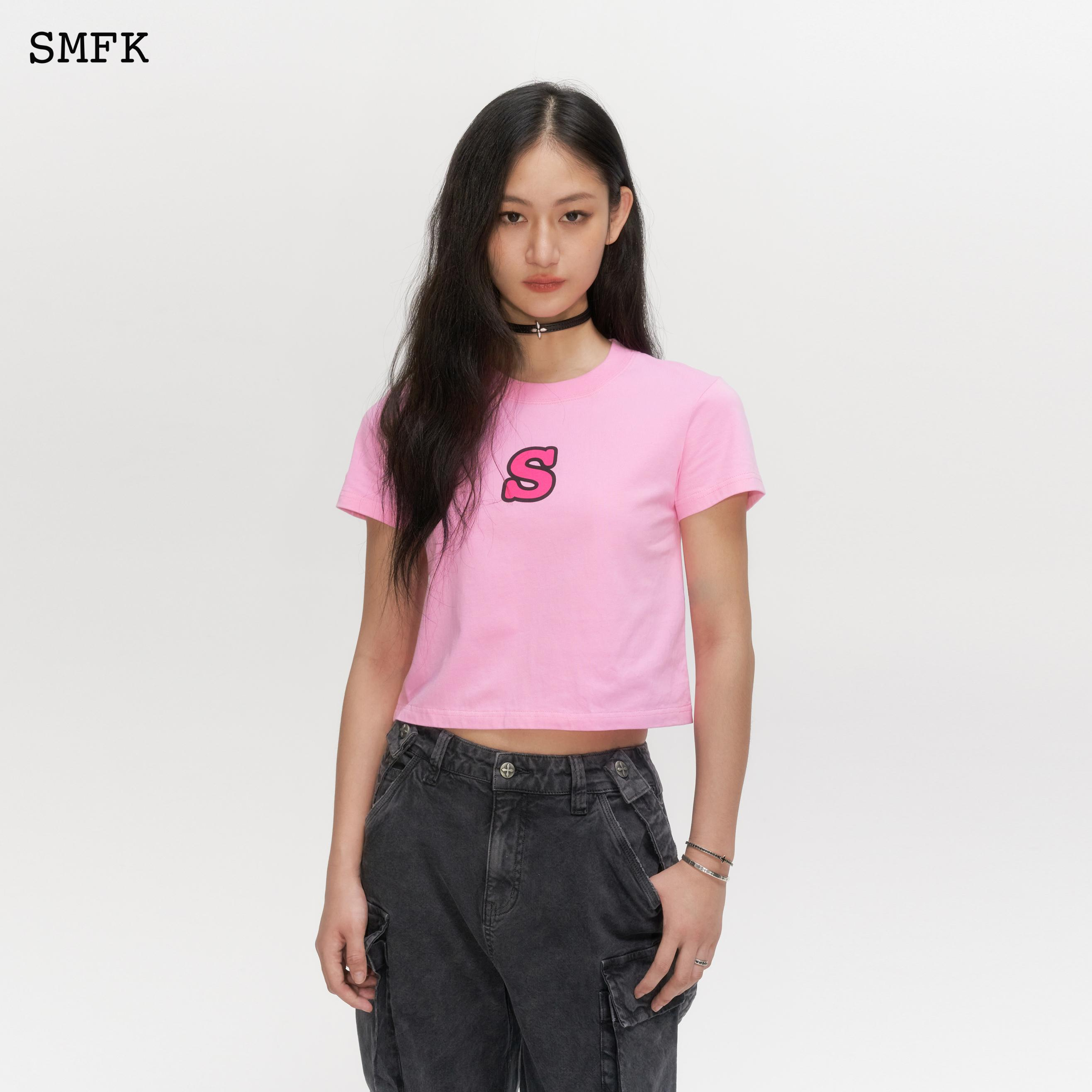 MODEL SLIM SKINNY TEE/ CHERRY BLOSSOM POWDER DT005PK